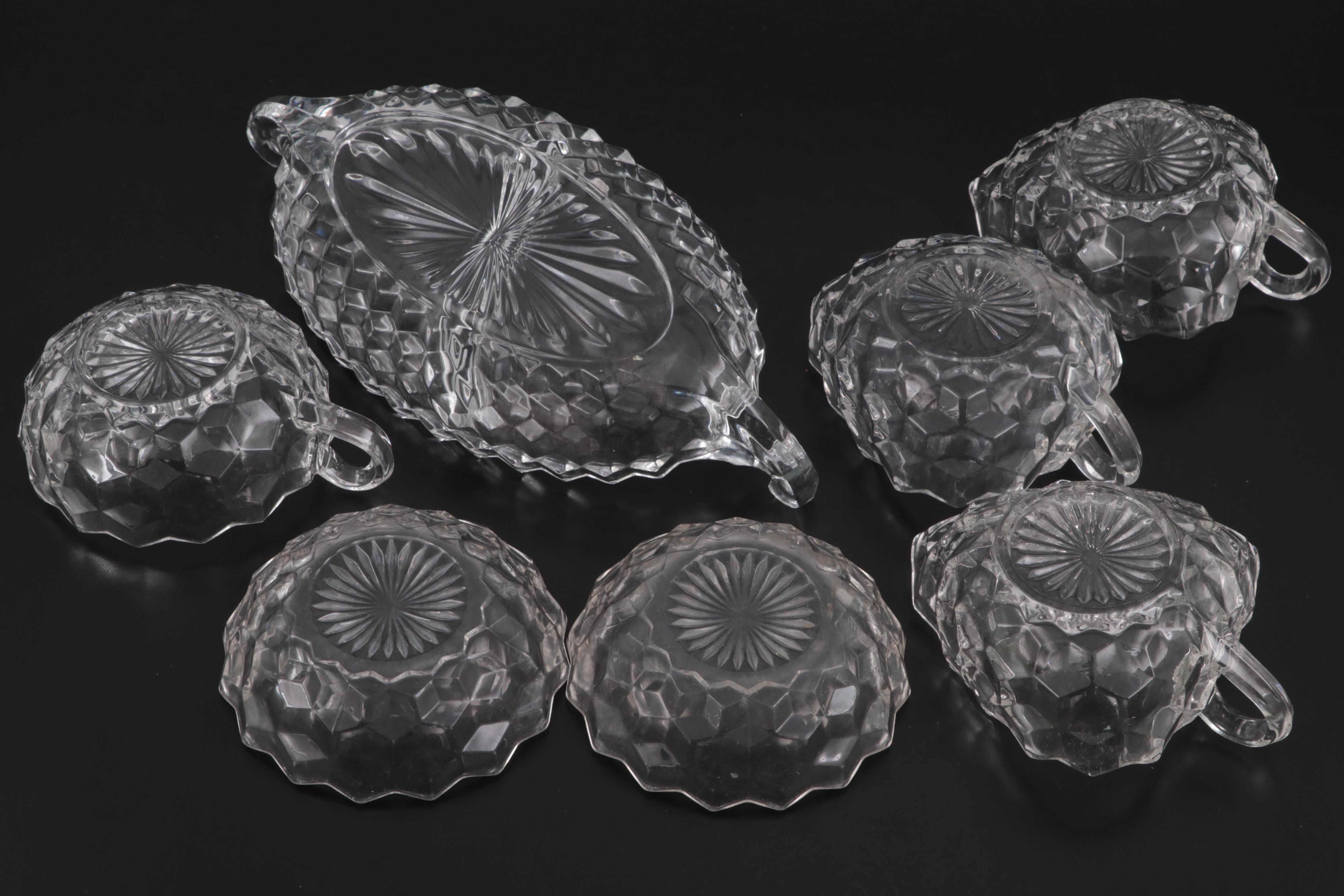 Fostoria "American Clear" Pressed Glass Serveware and Tableware