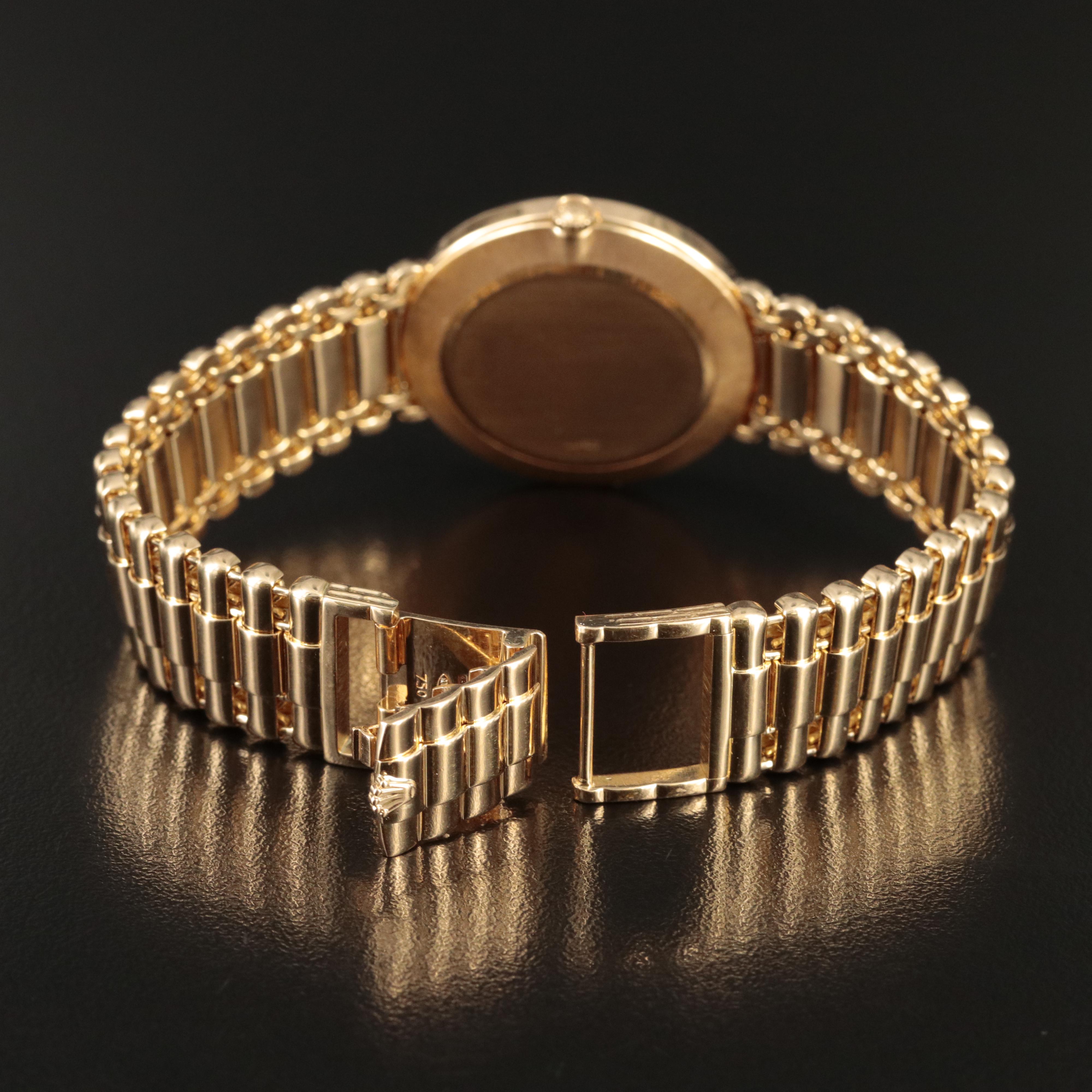 1991 Rolex Cellini 18K and Diamond Watch with Factory Dial