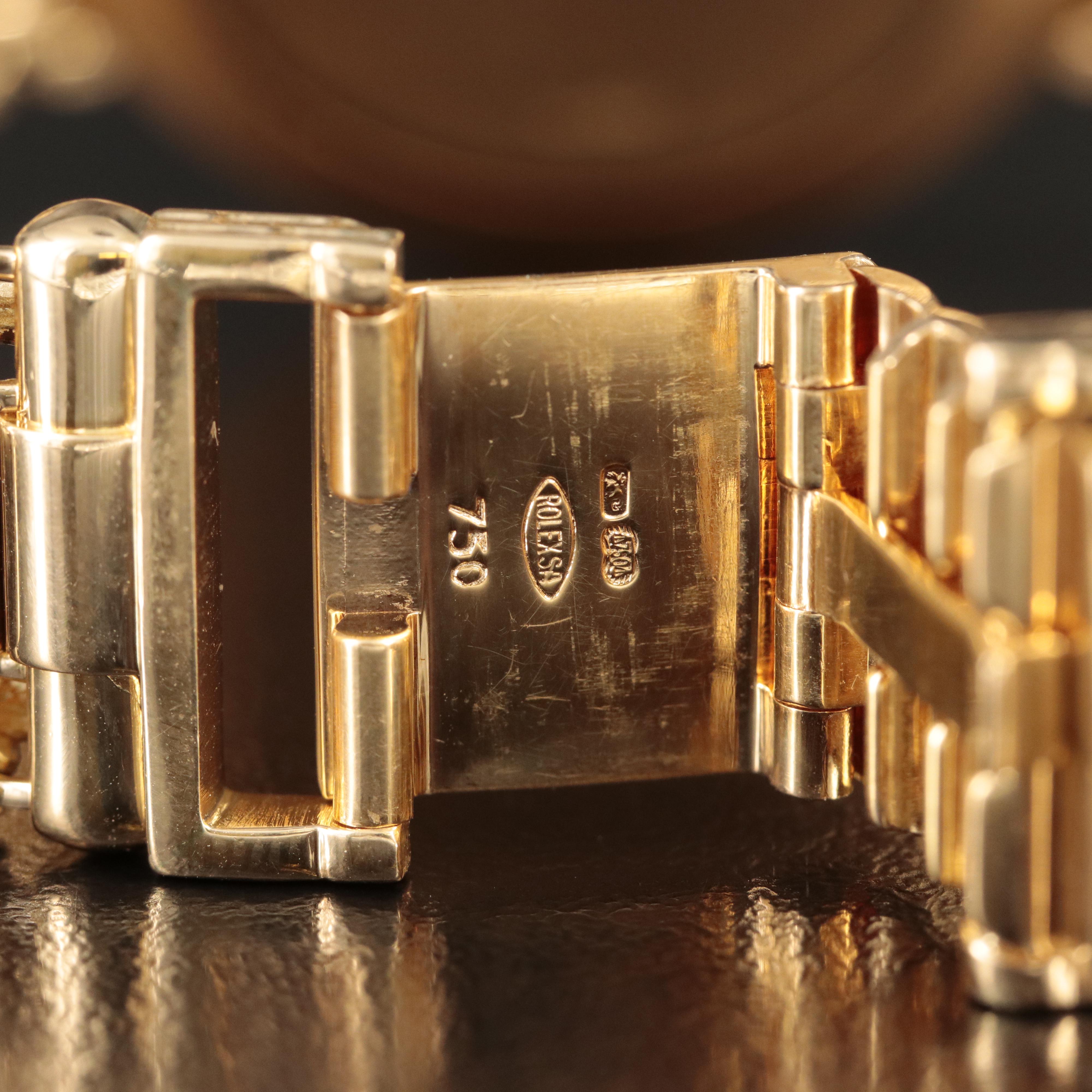 1991 Rolex Cellini 18K and Diamond Watch with Factory Dial