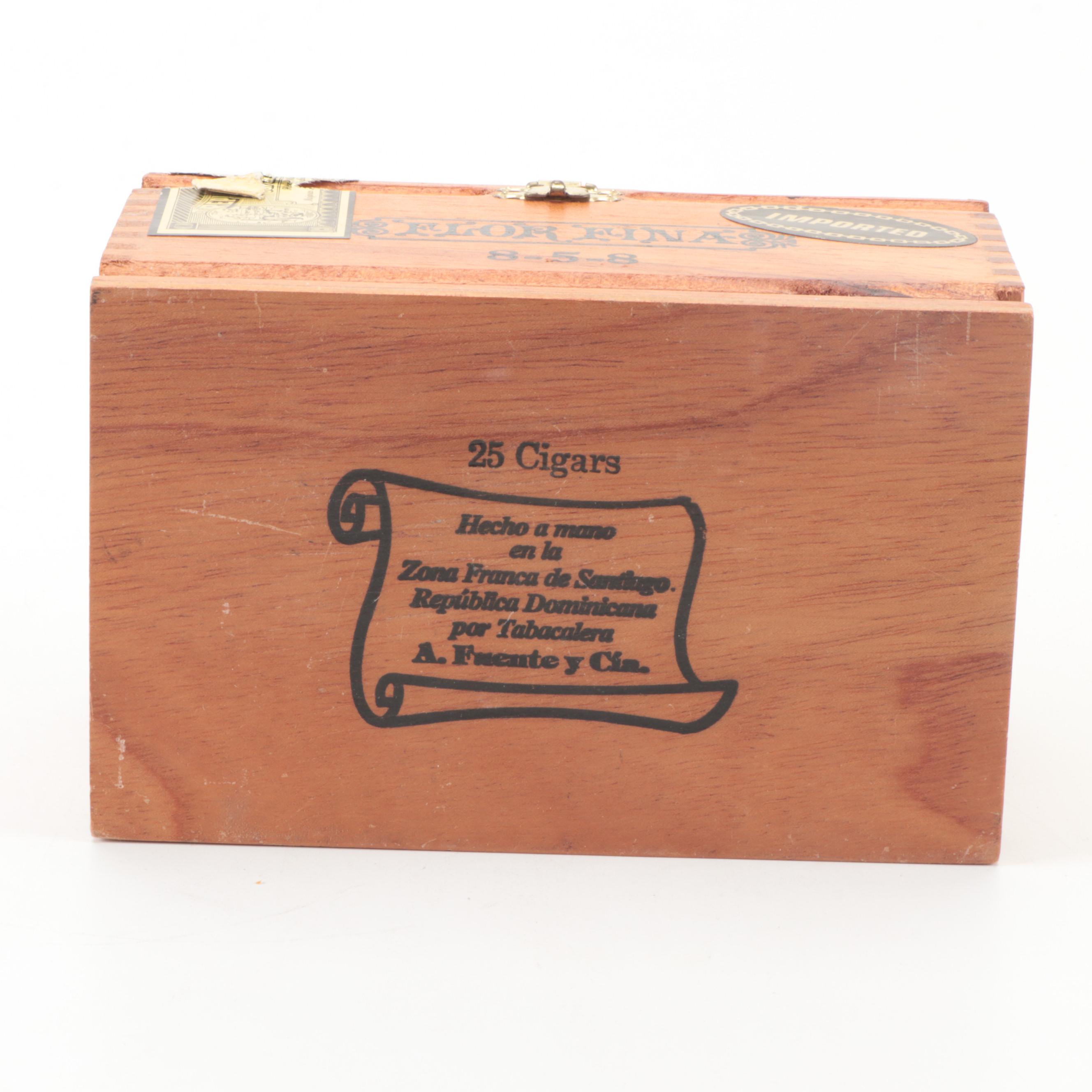 Royal Jamaica, Excalibur and Flor Fina 8-5-8 Cigar Boxes