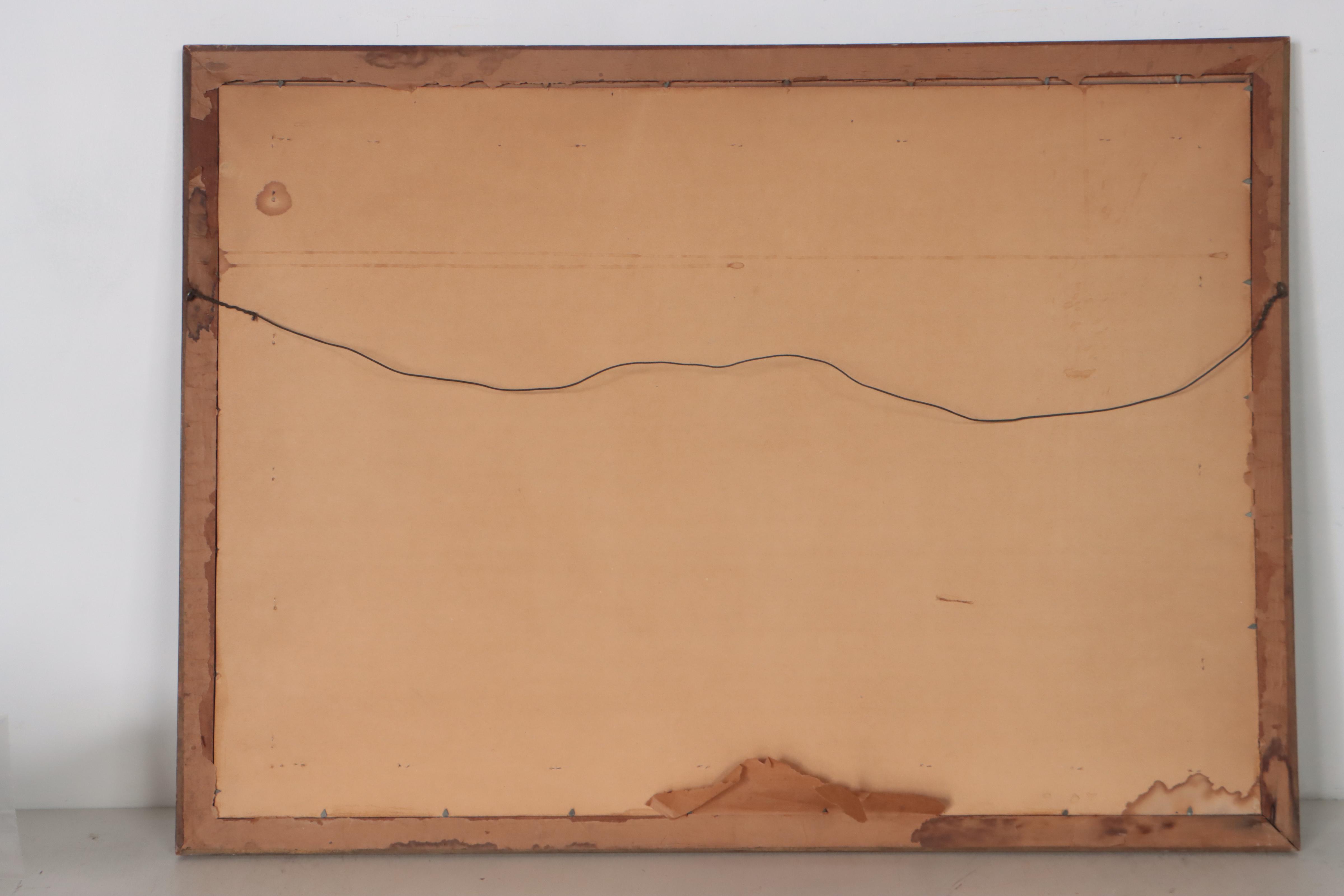 Embroidered Panel Certificate of Pilgrimage of Holy Sepulchre, 1945