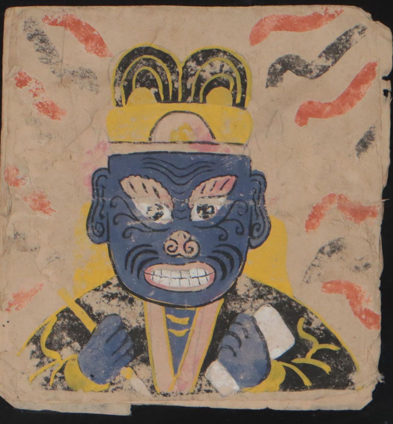 Yao Temple Mask Painting, Early 20th Century