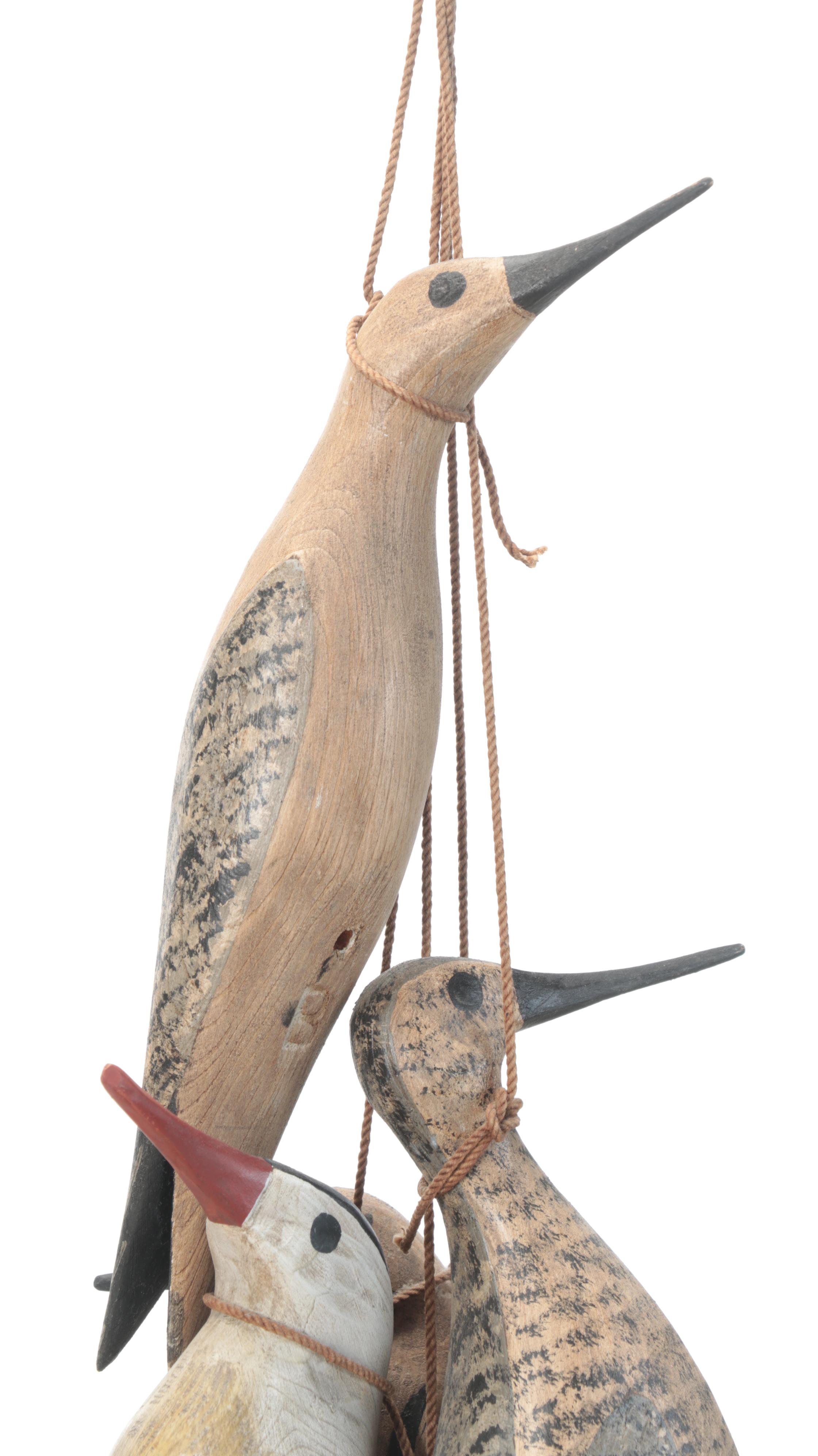 Bruce Bieber and Other Wooden Shorebird Decoys