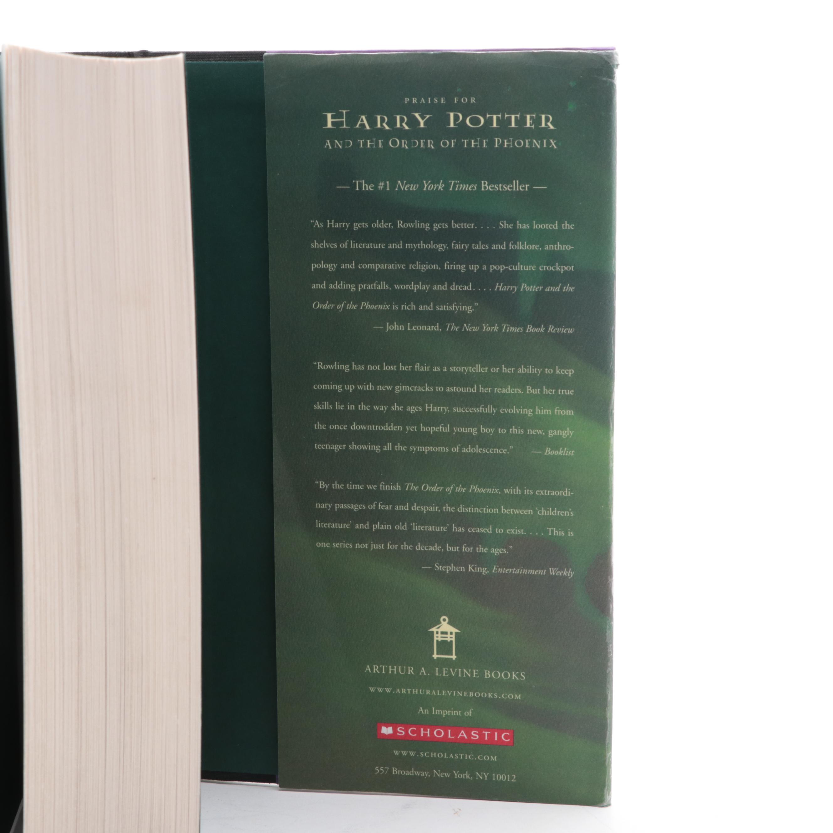 First American Edition "Harry Potter" Complete Series by J. K. Rowling