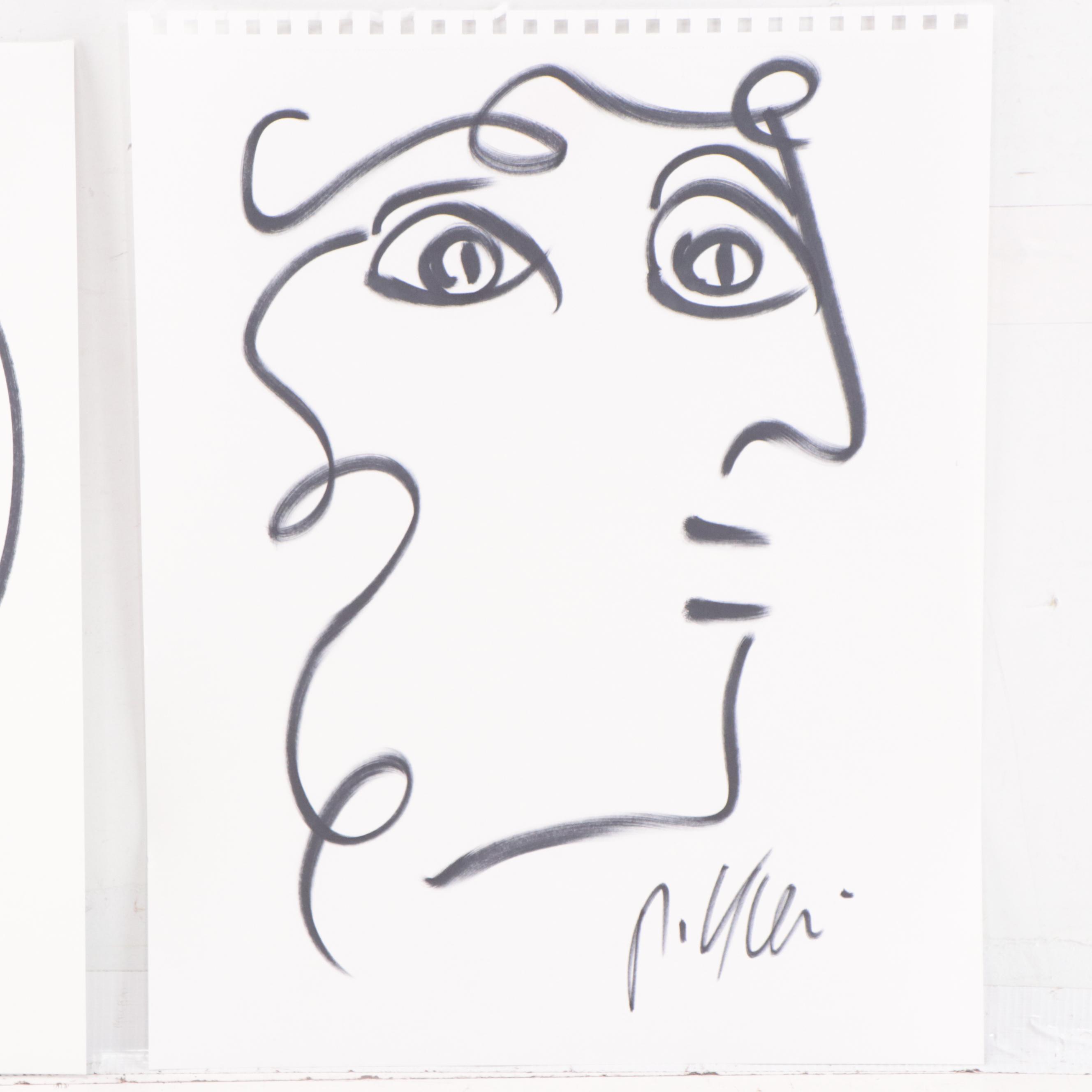 Peter Keil Ink Portraits