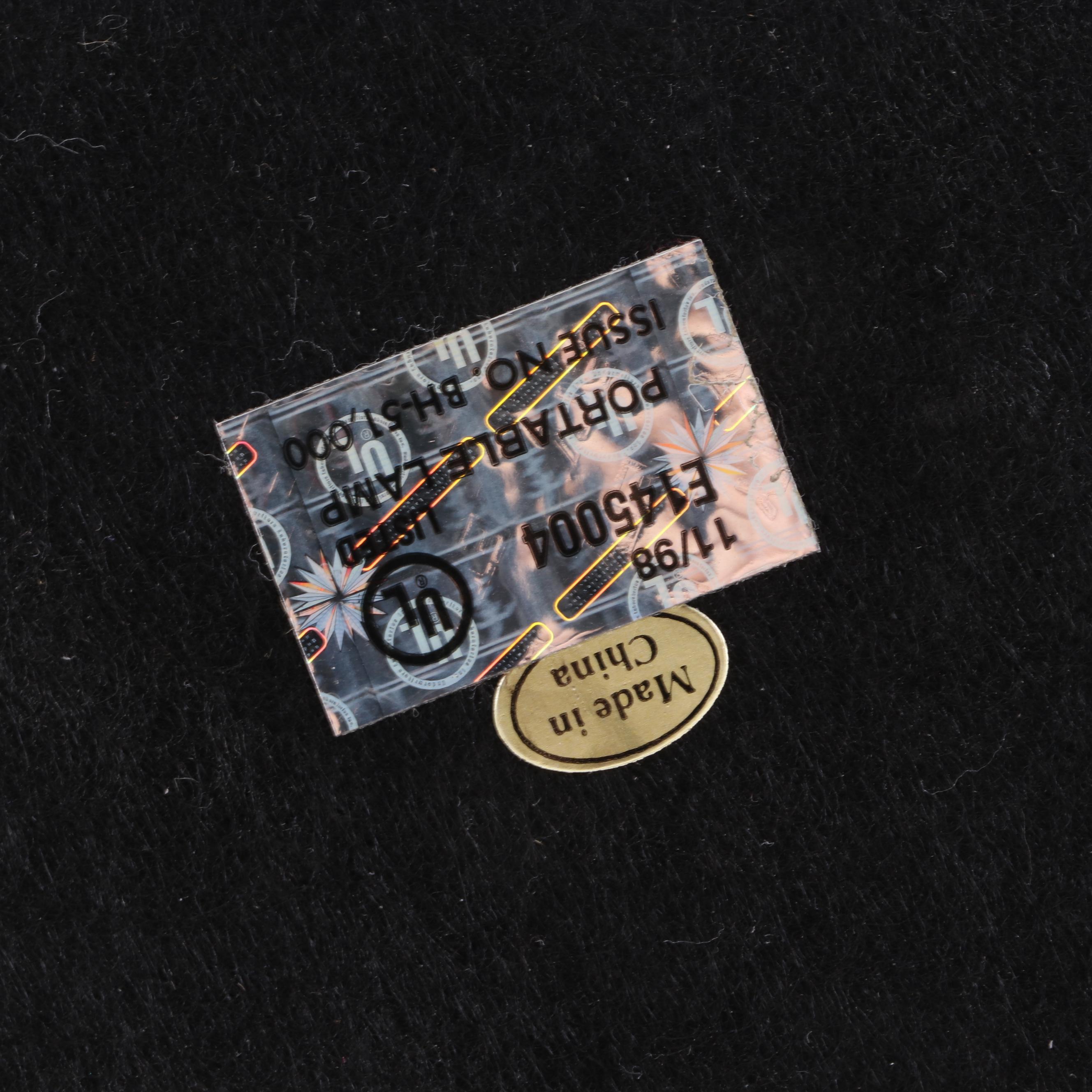 Art Nouveau Style Bronzed Metal and Peacock Slag Glass Table Lamp