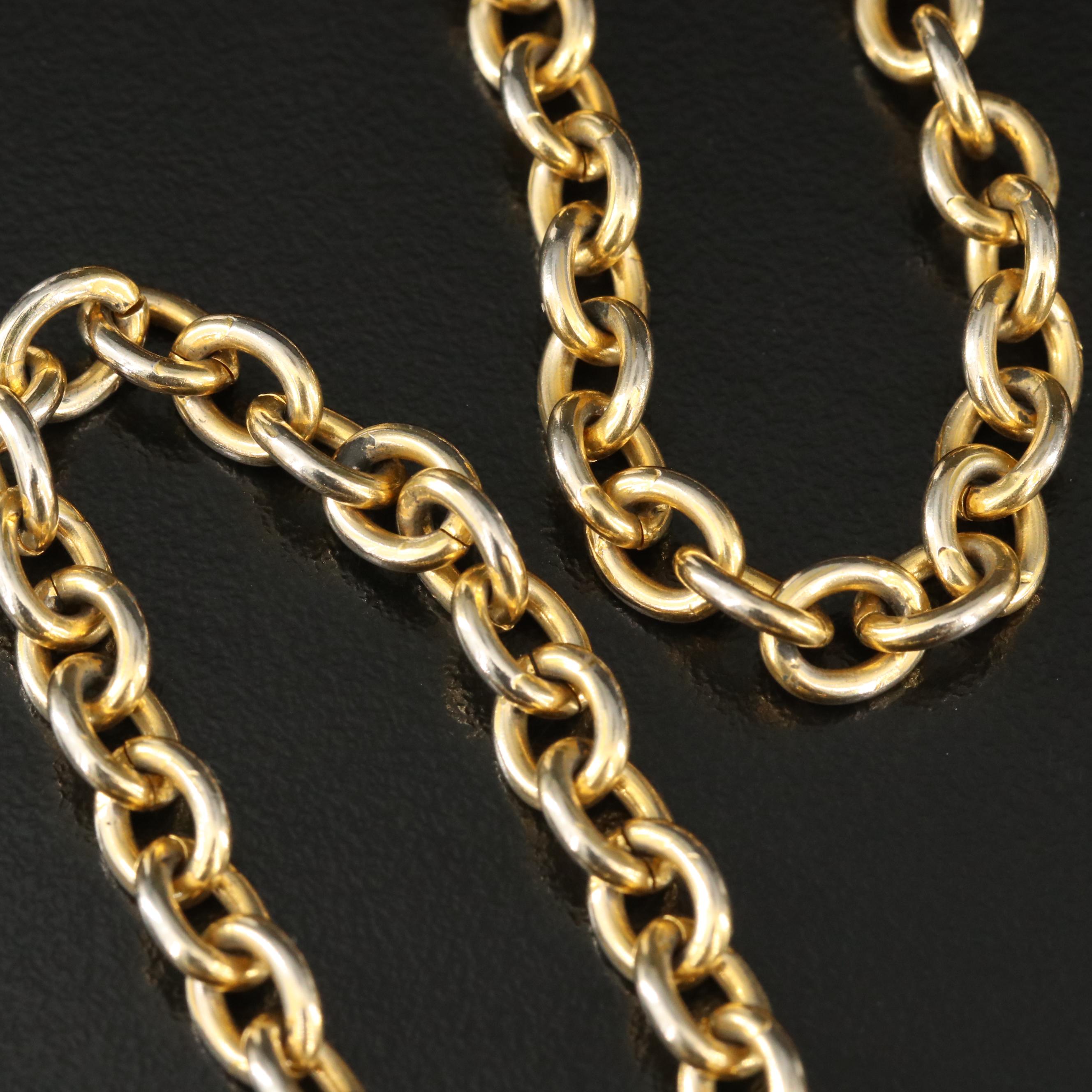 Chanel Logo Station Necklace