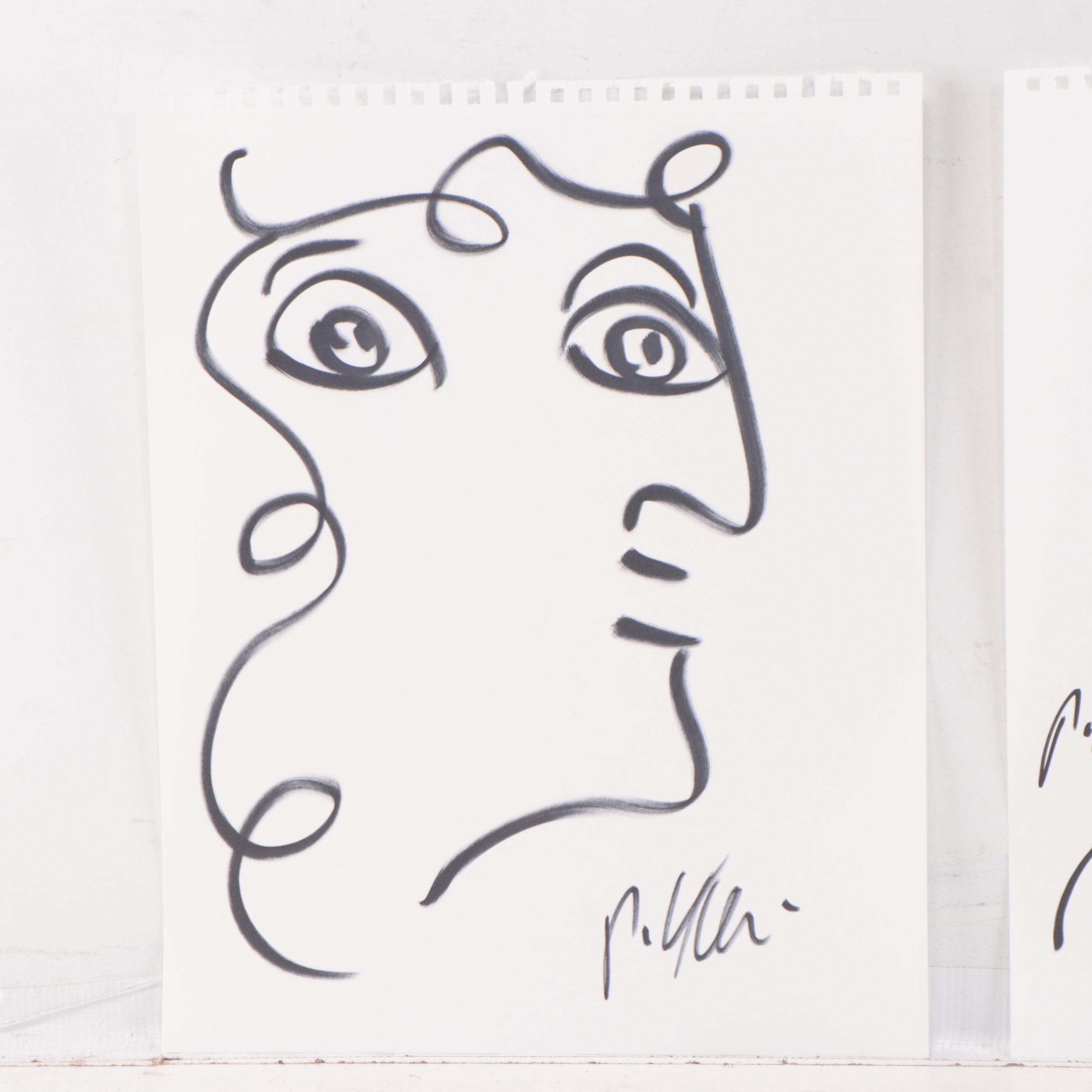 Peter Keil Ink Portraits