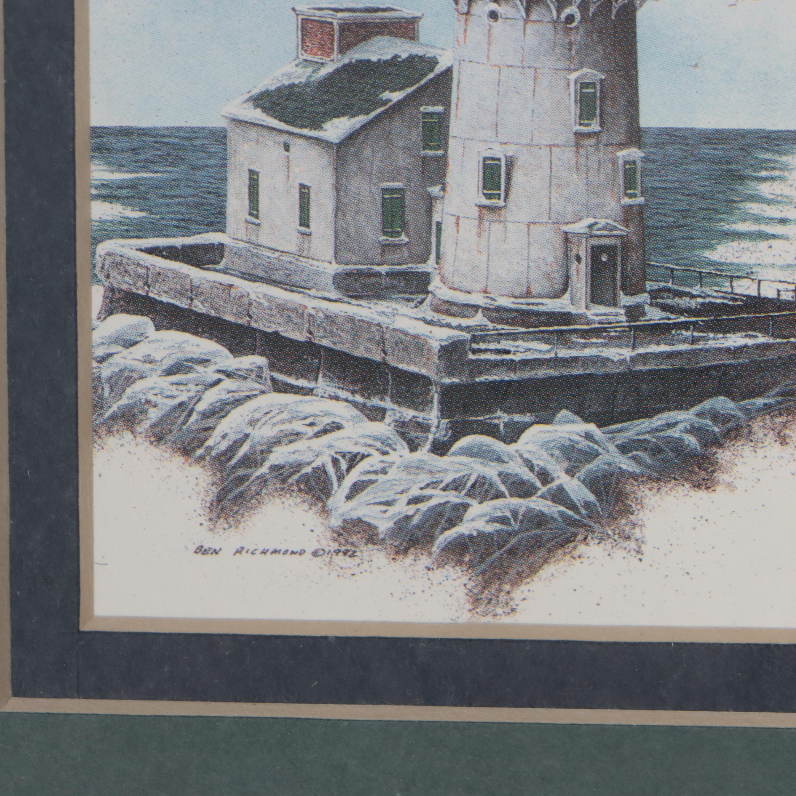 Helen Haberstroh Hand-Colored Lithograph "Immaculate Church-Mt. Adams" and More