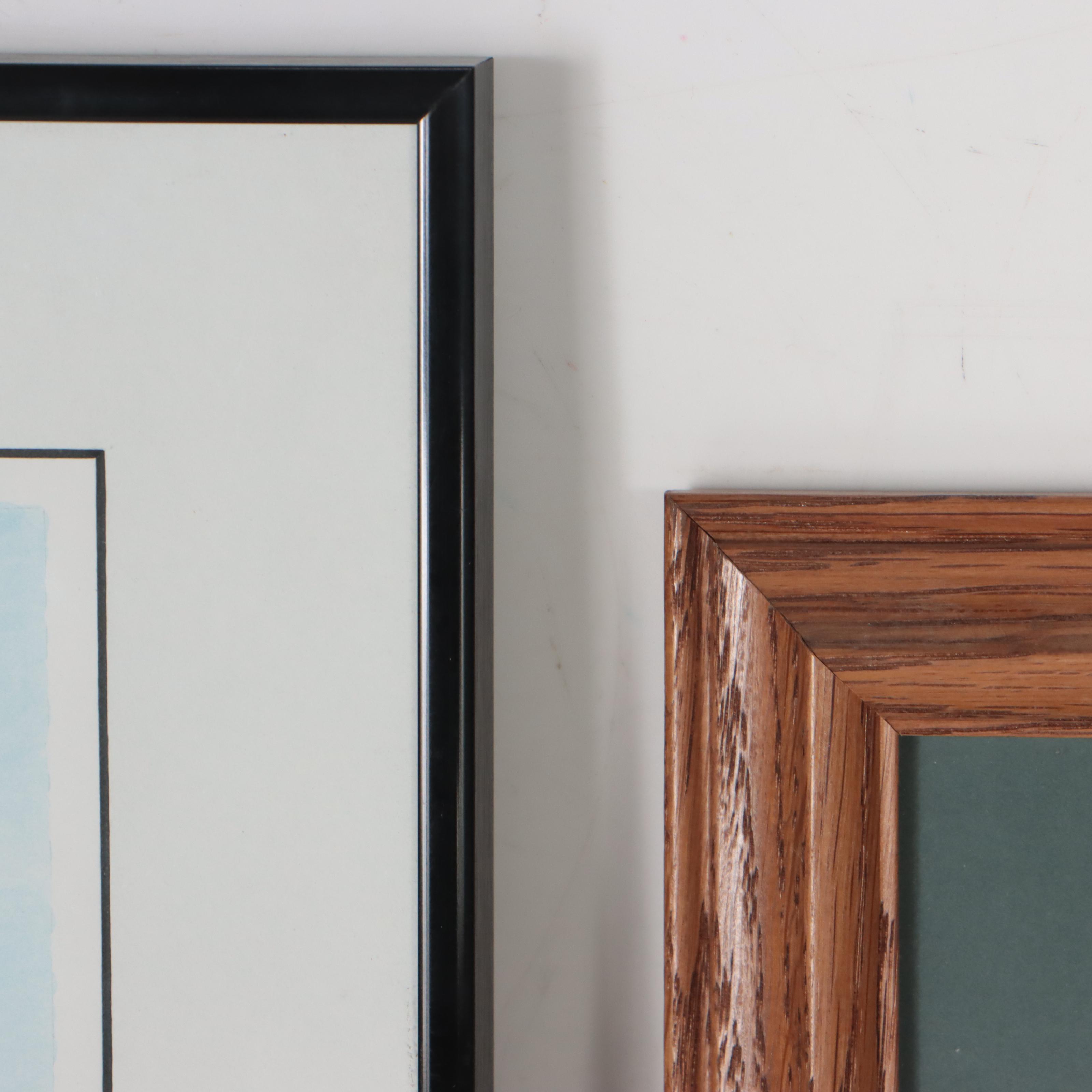 Helen Haberstroh Hand-Colored Lithograph "Immaculate Church-Mt. Adams" and More