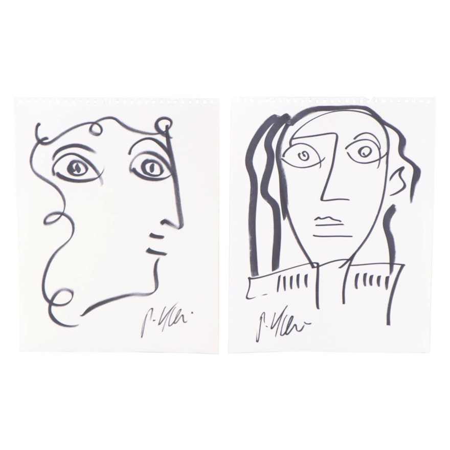 Peter Keil Ink Portraits
