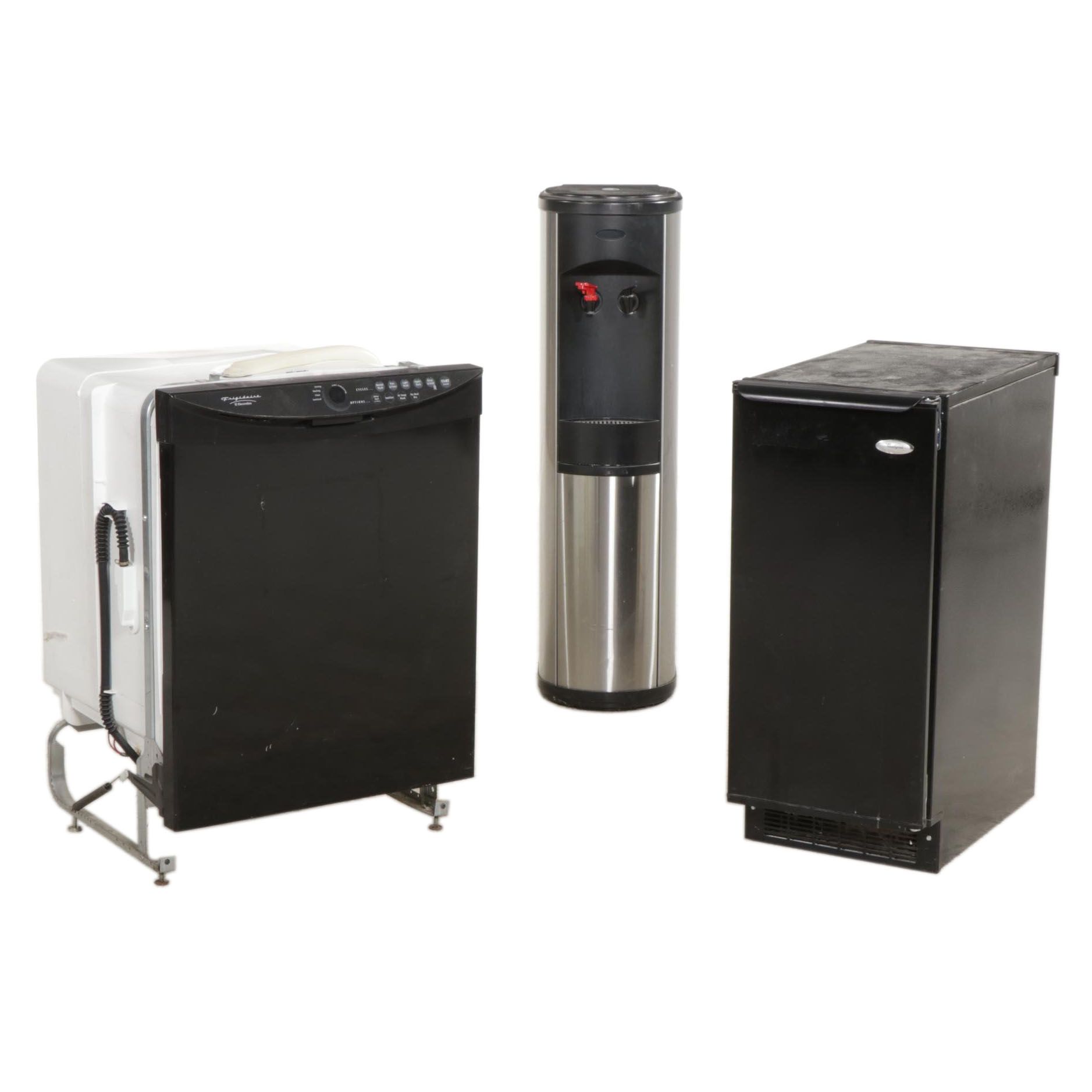 Frigidaire Electrolux Dishwasher, Whirlpool Ice Maker and Oasis Water Cooler