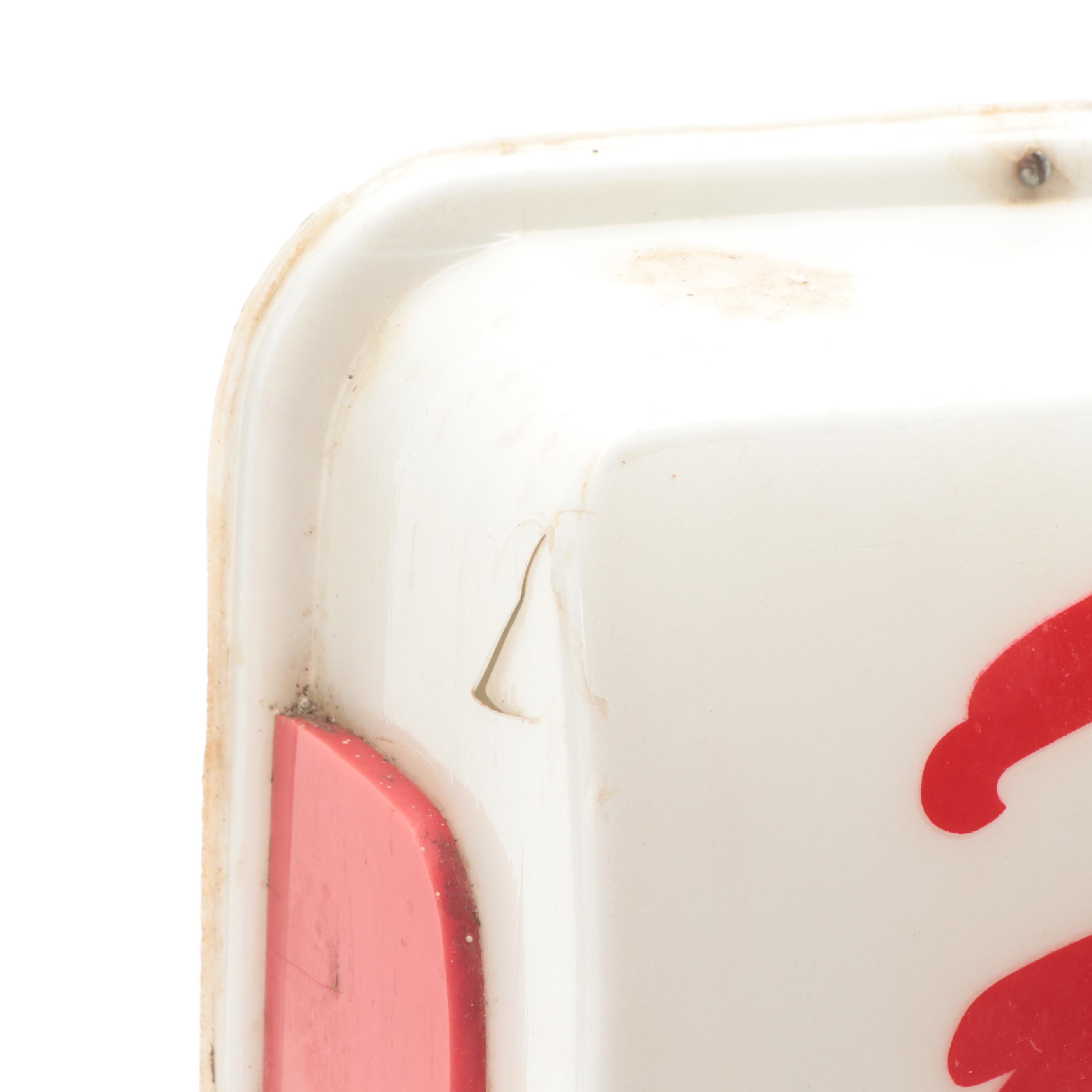 French-Bauer Ice Cream Advertising Clock, Mid to Late 20th Century