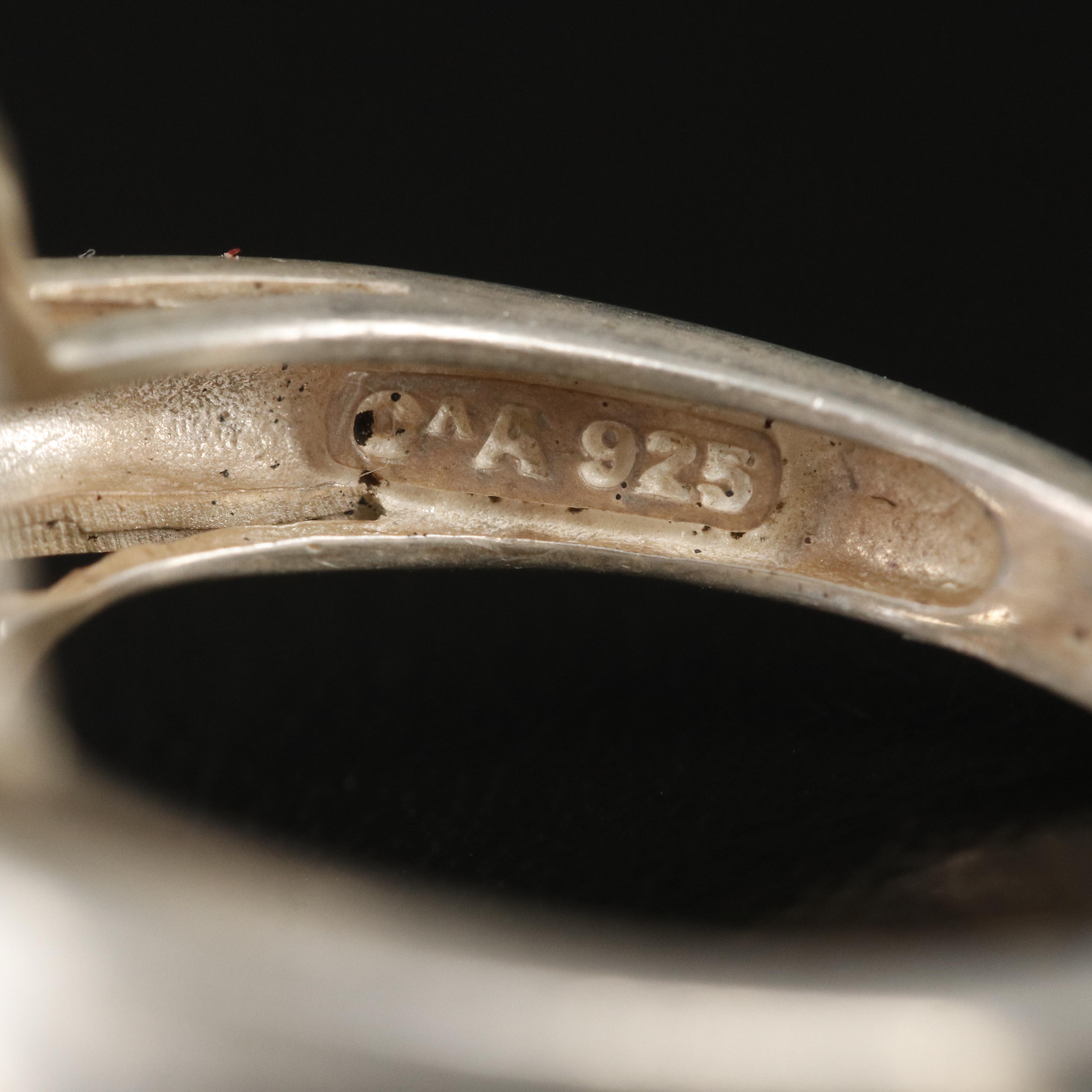 Sterling Amethyst and Topaz Ring