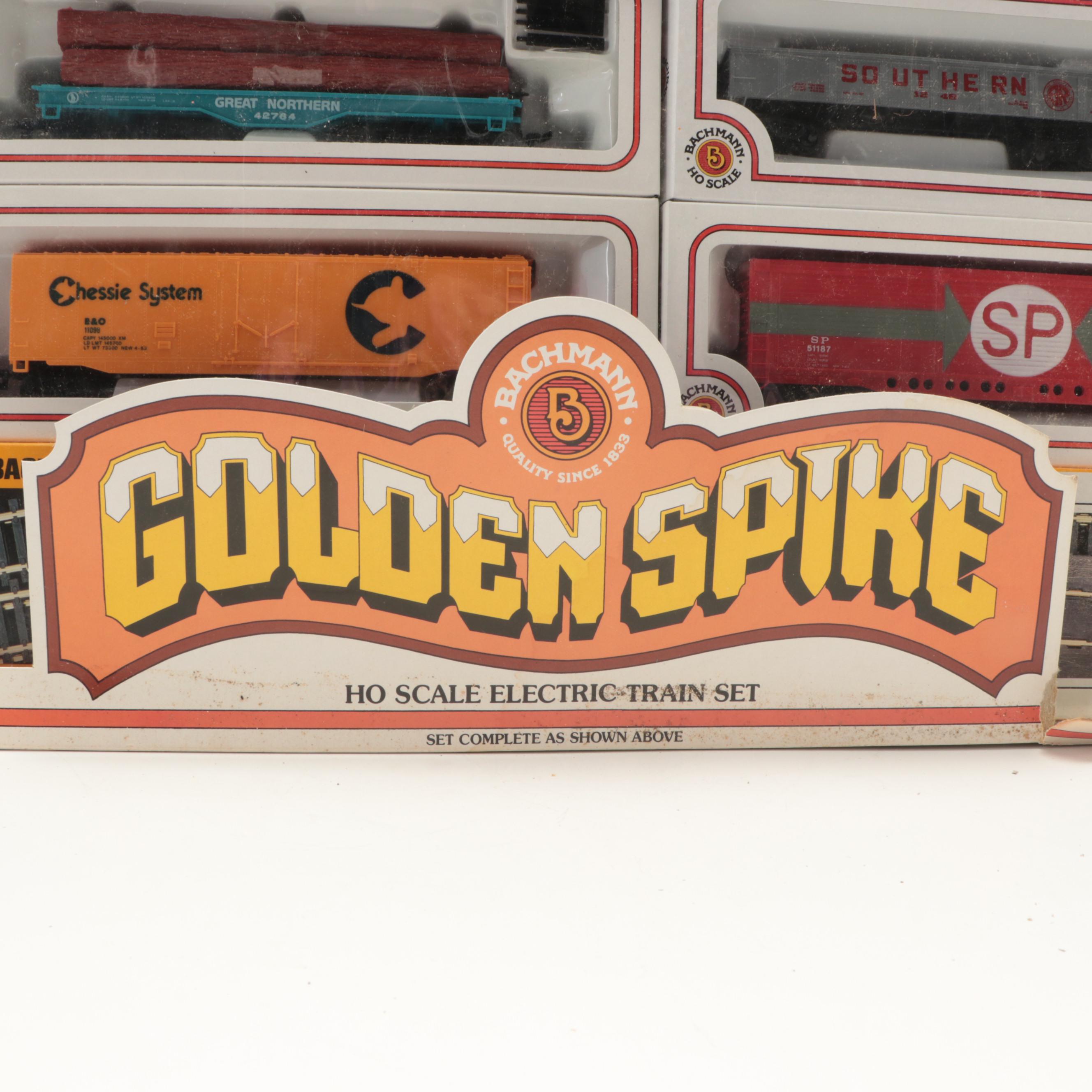 Bachmann Golden Spike HO Gauge Electric Train Cars, Tracks, and More