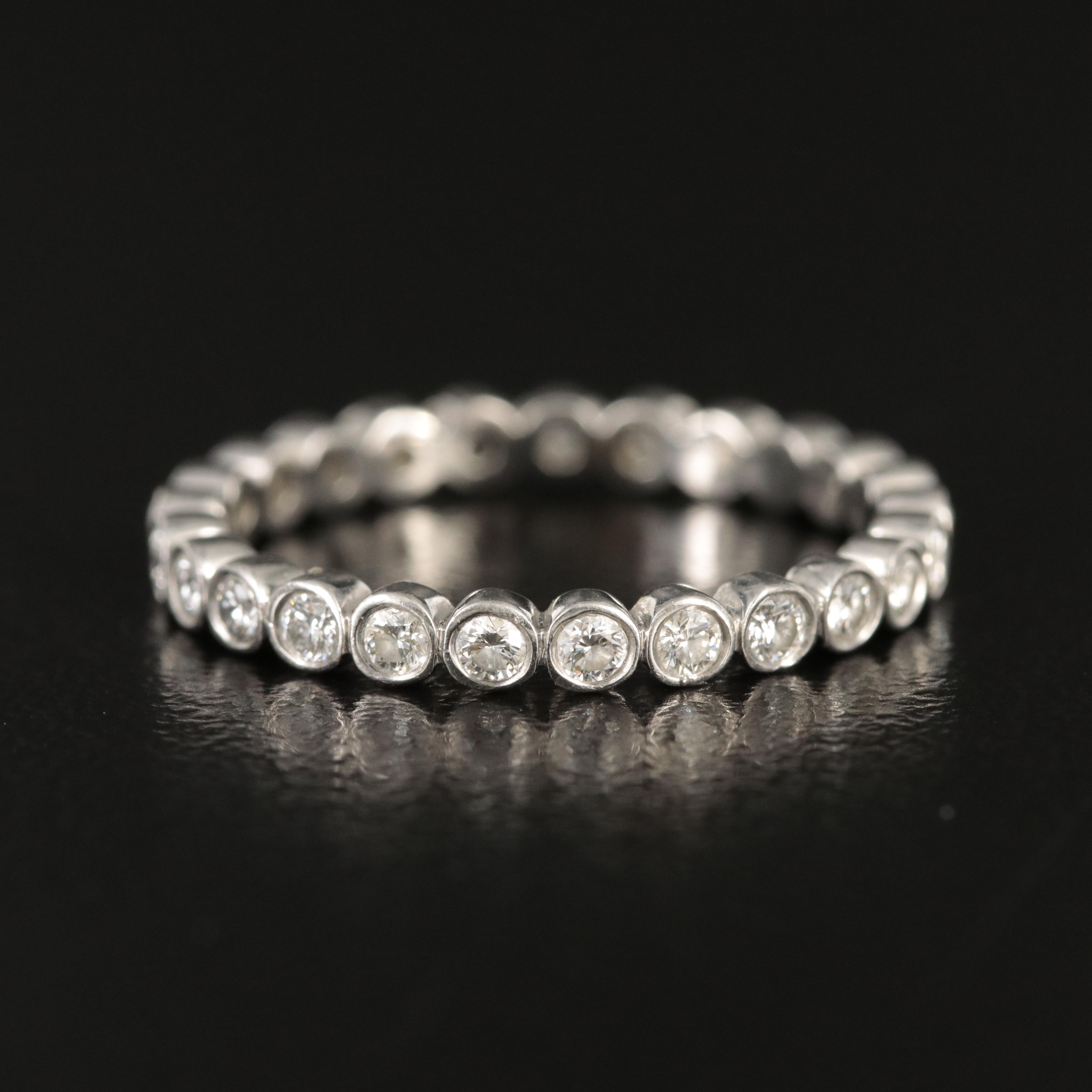 Tiffany & Co. "Jazz" Platinum 0.63 CTW Diamond Eternity Band