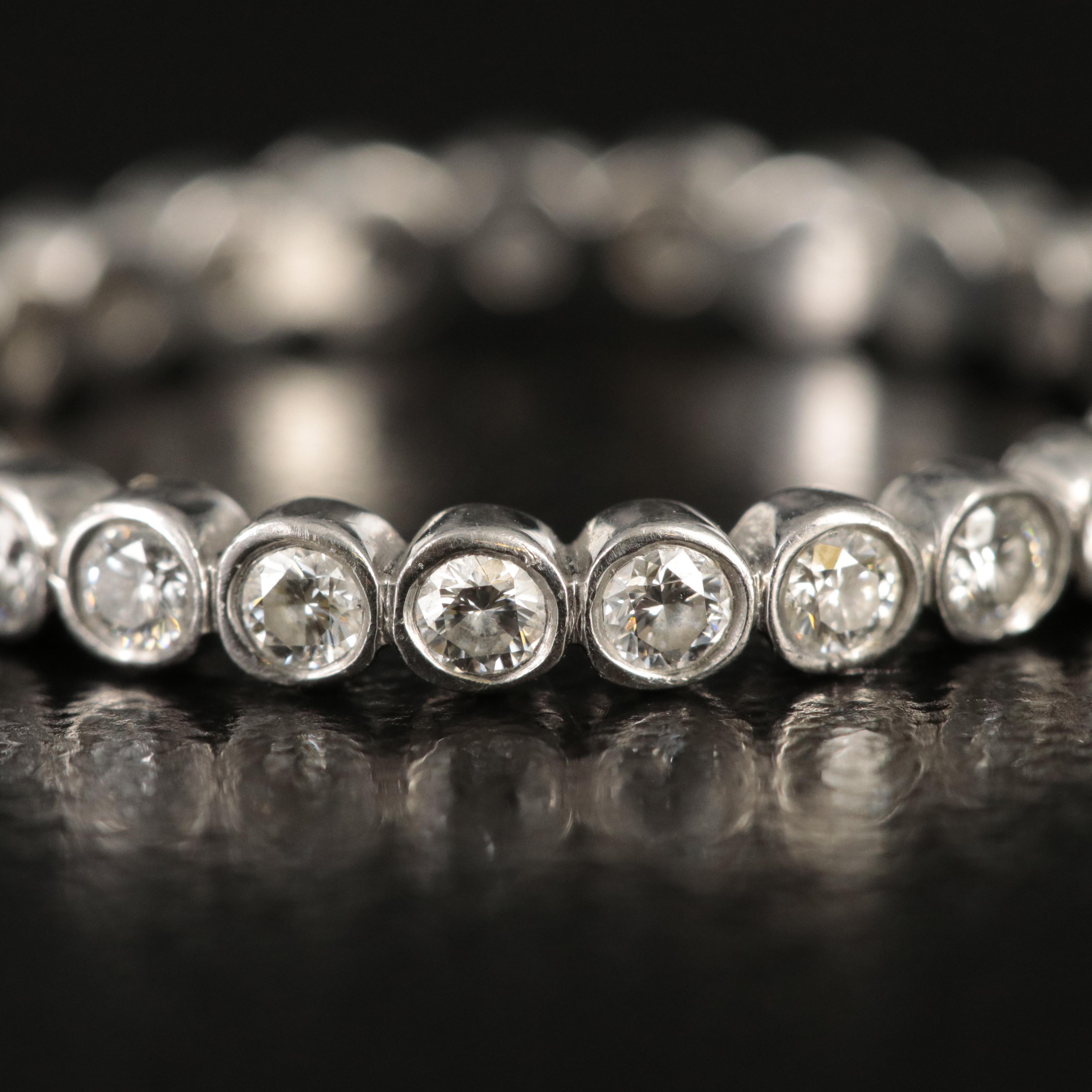 Tiffany & Co. "Jazz" Platinum 0.63 CTW Diamond Eternity Band
