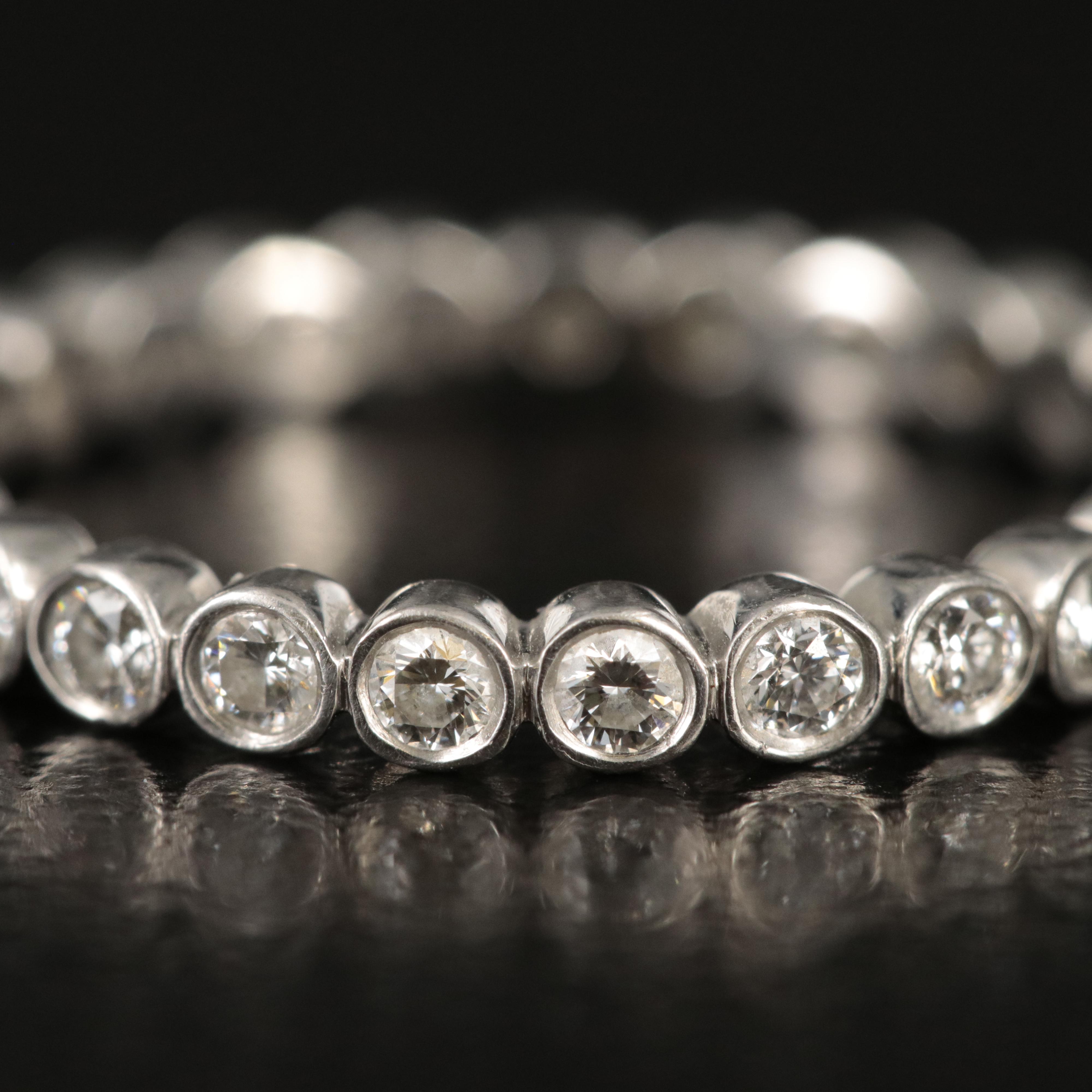 Tiffany & Co. "Jazz" Platinum 0.63 CTW Diamond Eternity Band