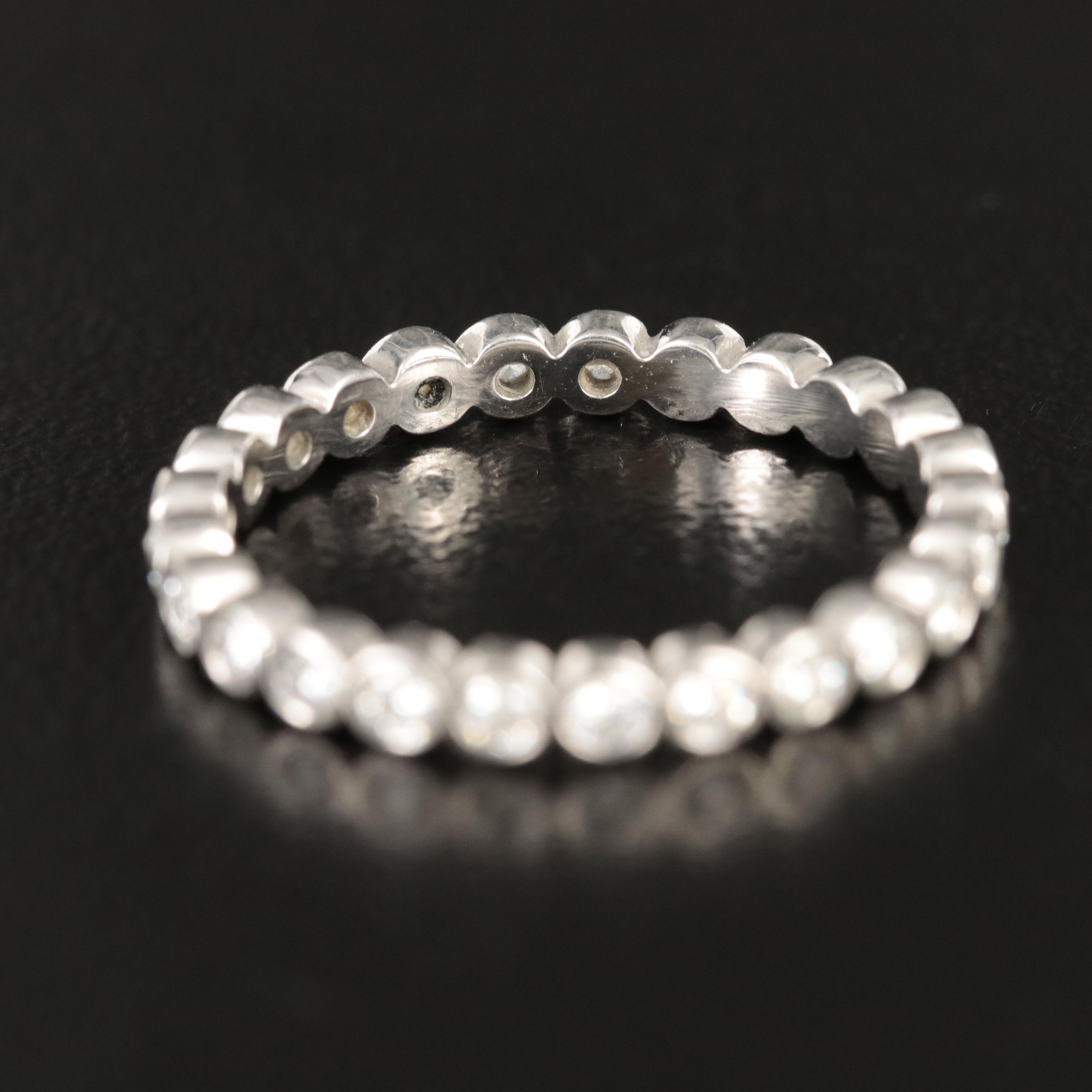 Tiffany & Co. "Jazz" Platinum 0.63 CTW Diamond Eternity Band