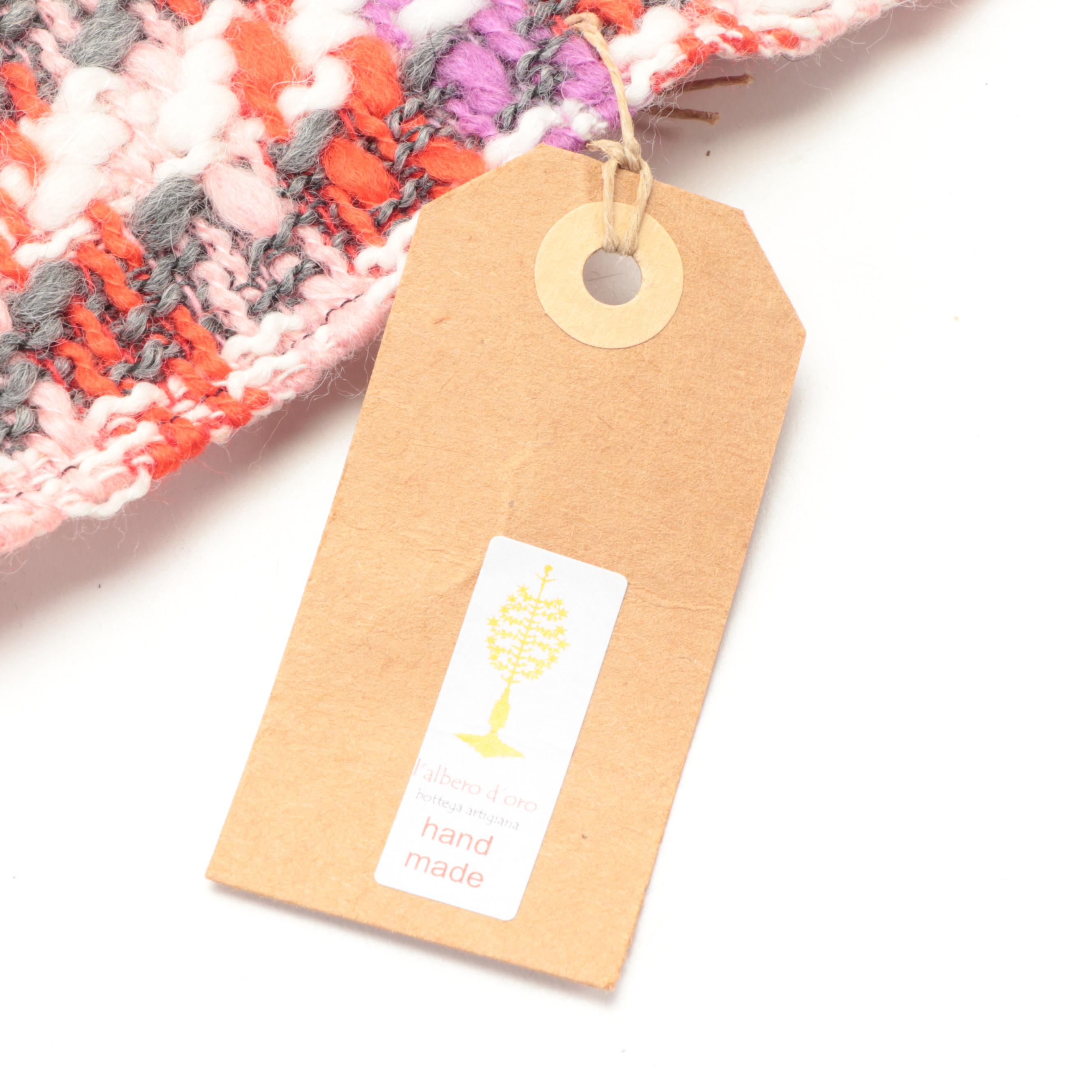 Multicolor Wool Tweed Scarves, Plaid Scarves, and Knit Beanies