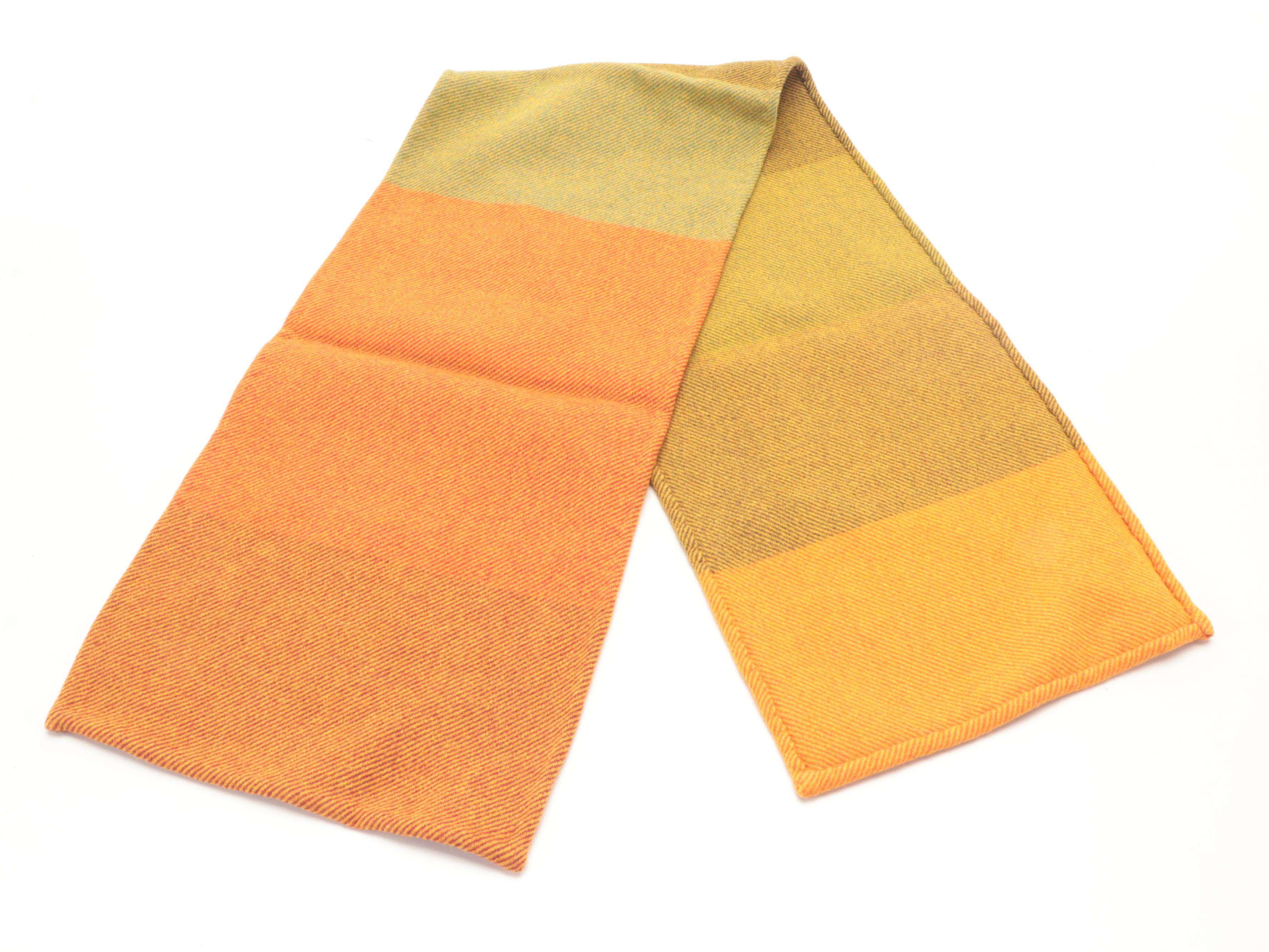 Multicolor Wool Tweed and Other Scarves with Faux Fur Pom-Pom Beanie