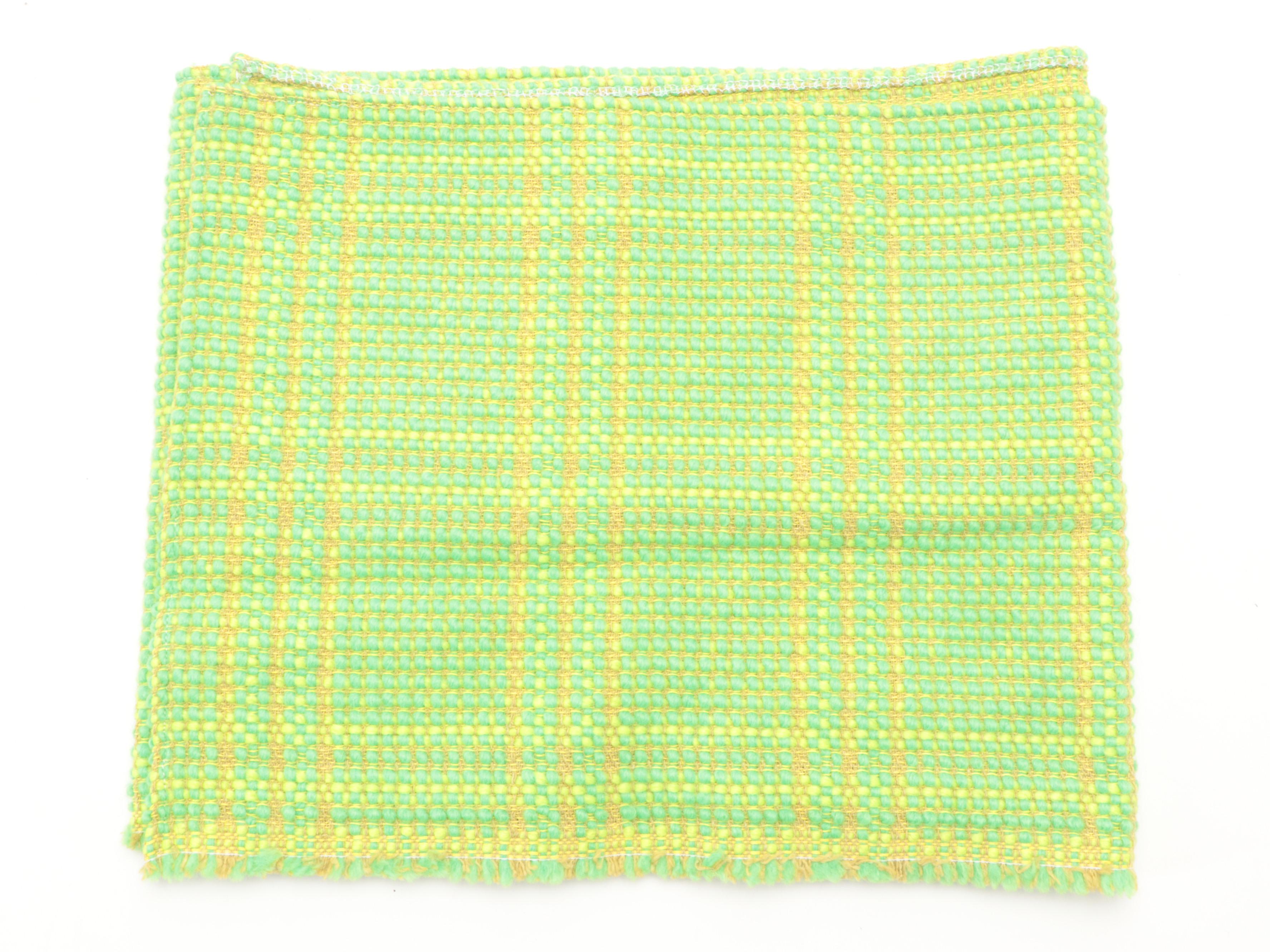 Multicolor Wool Tweed and Other Scarves with Faux Fur Pom-Pom Beanie