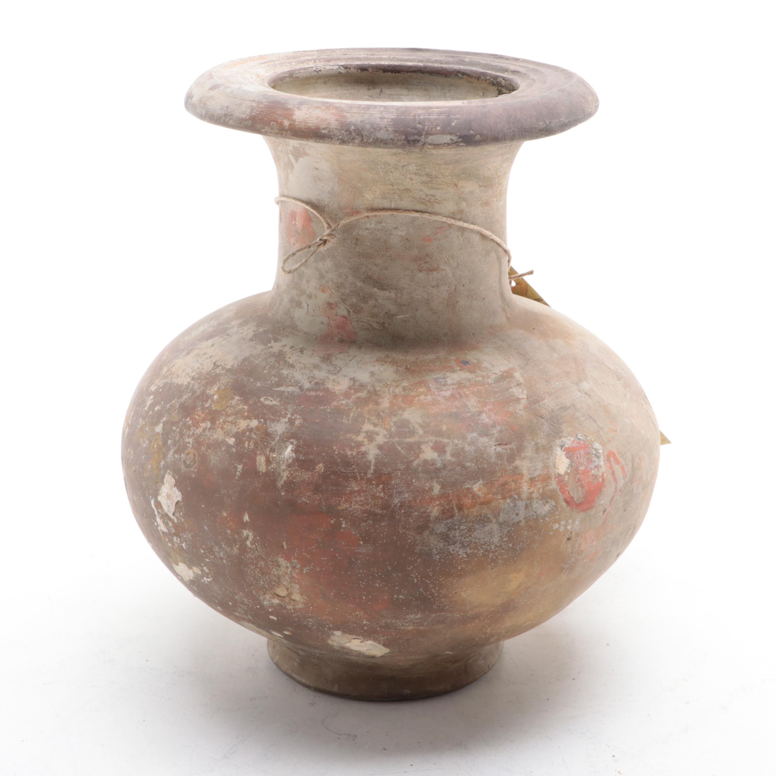 Philippine Kendi Earthenware Ewer Vessel, 16th Century