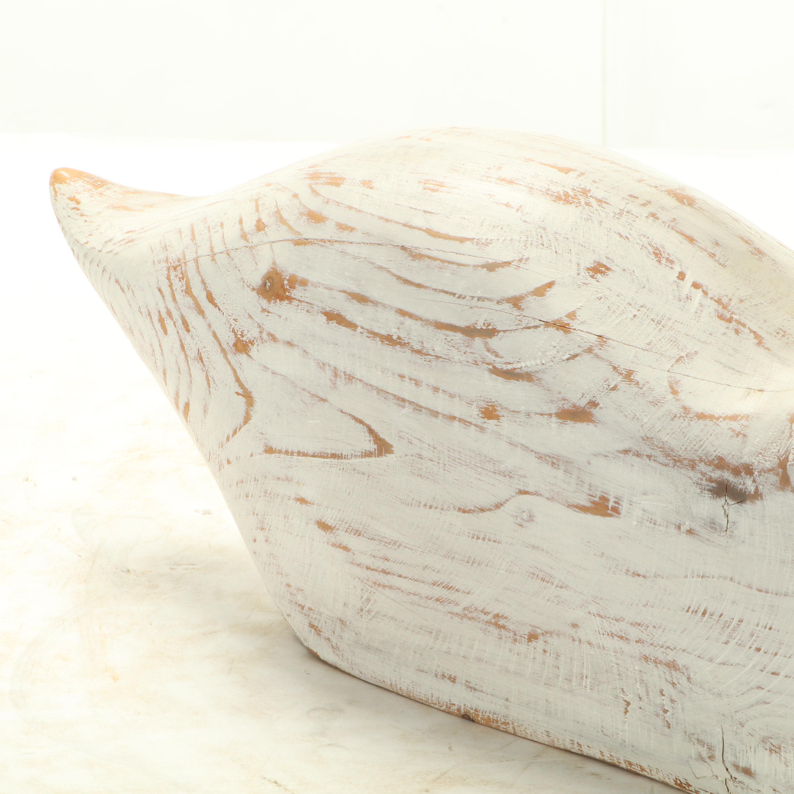 Wooden Swan Hunting Decoy