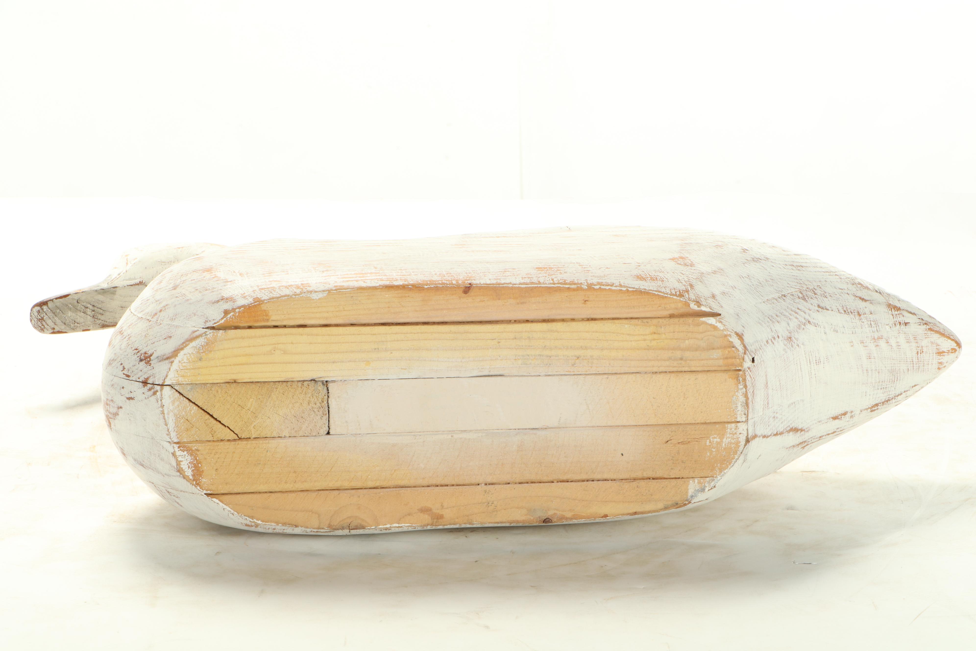 Wooden Swan Hunting Decoy