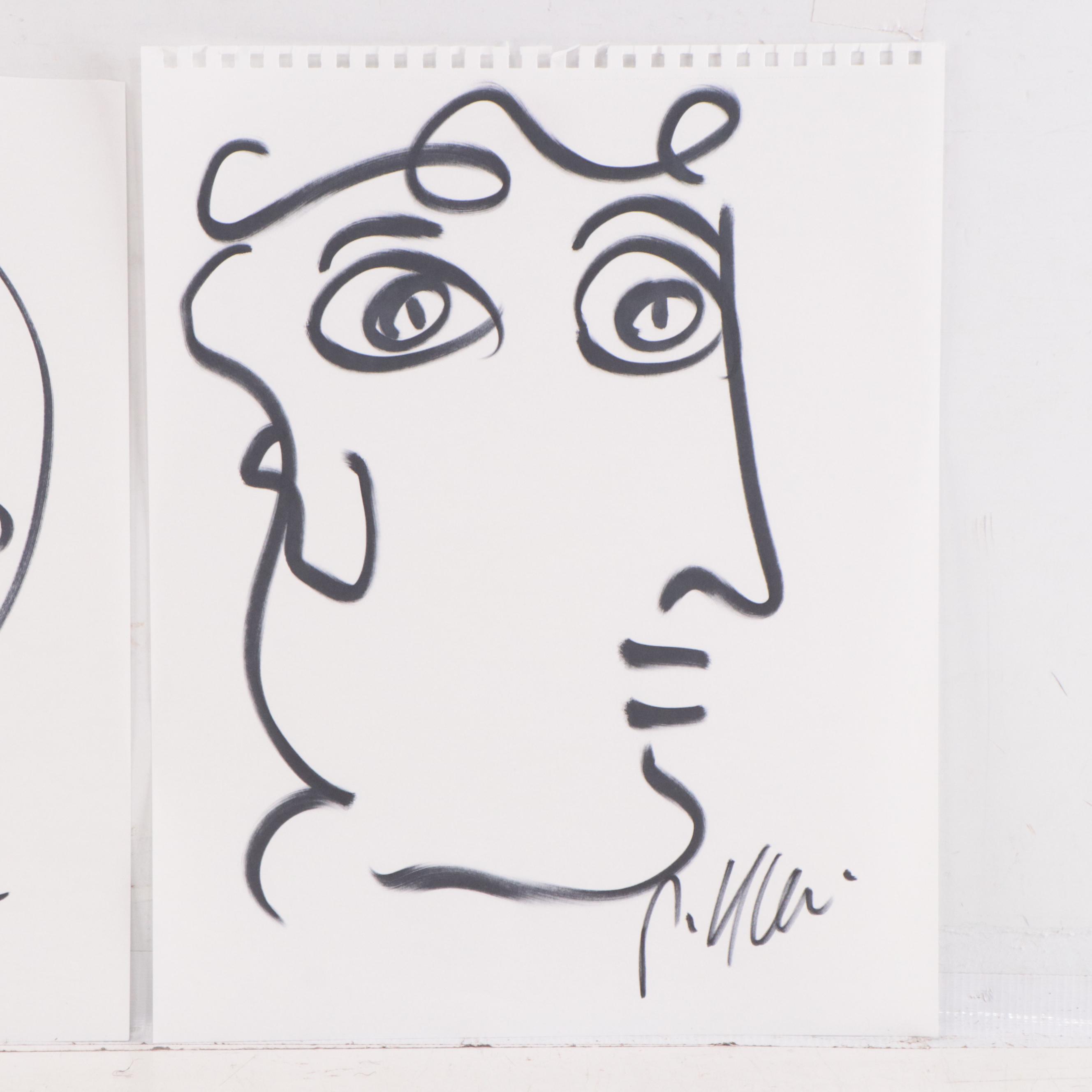 Peter Keil Ink Portraits