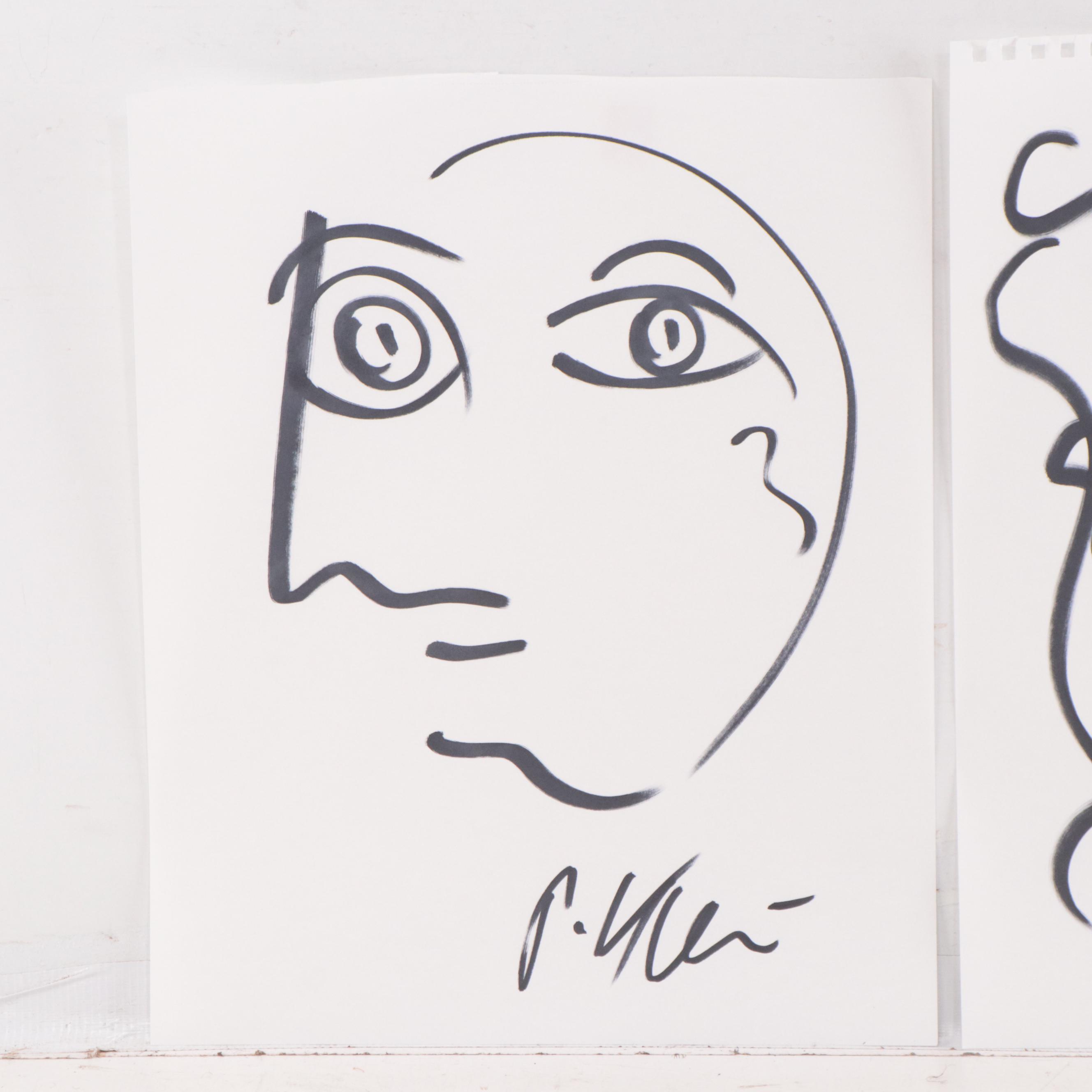 Peter Keil Ink Portraits