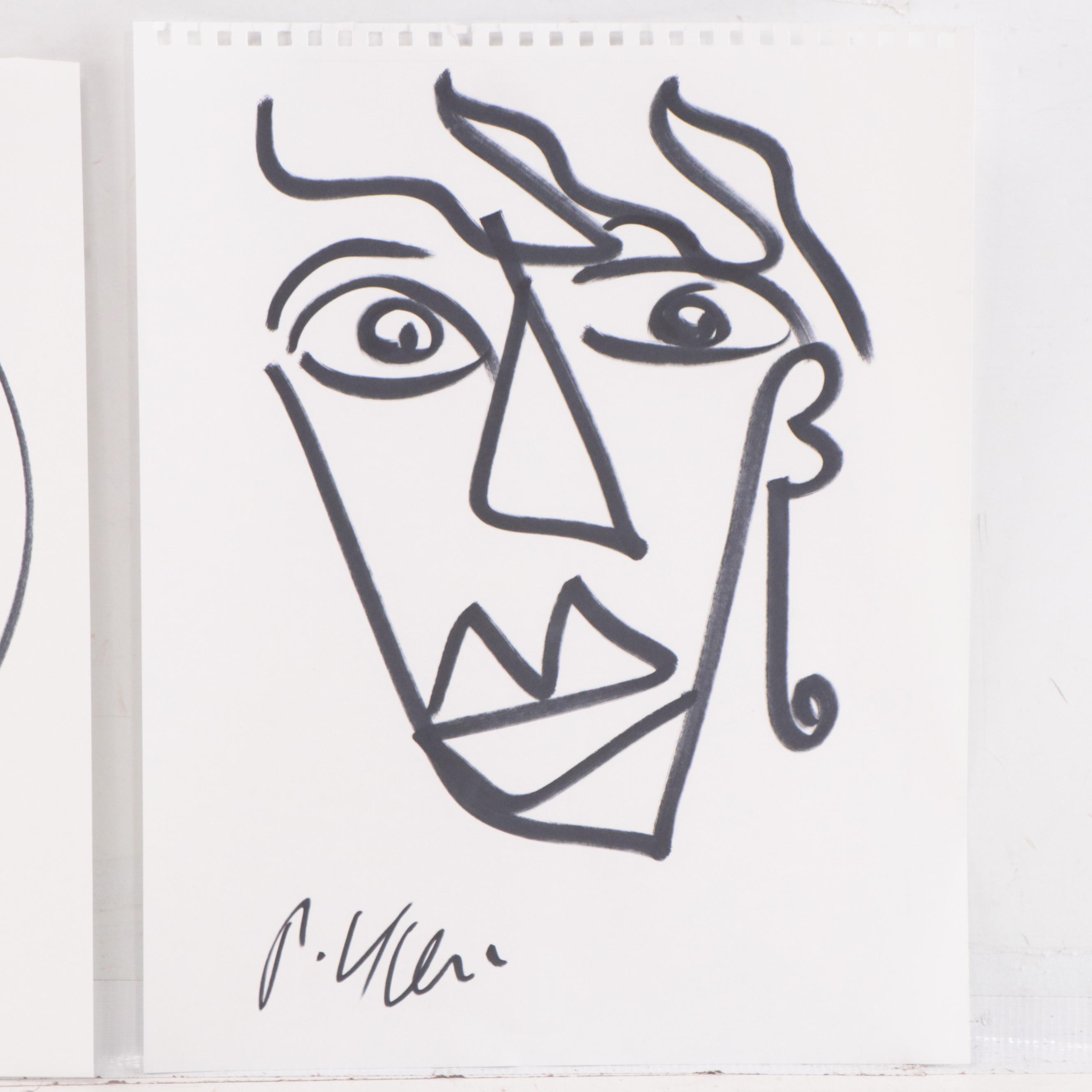 Peter Keil Ink Portraits