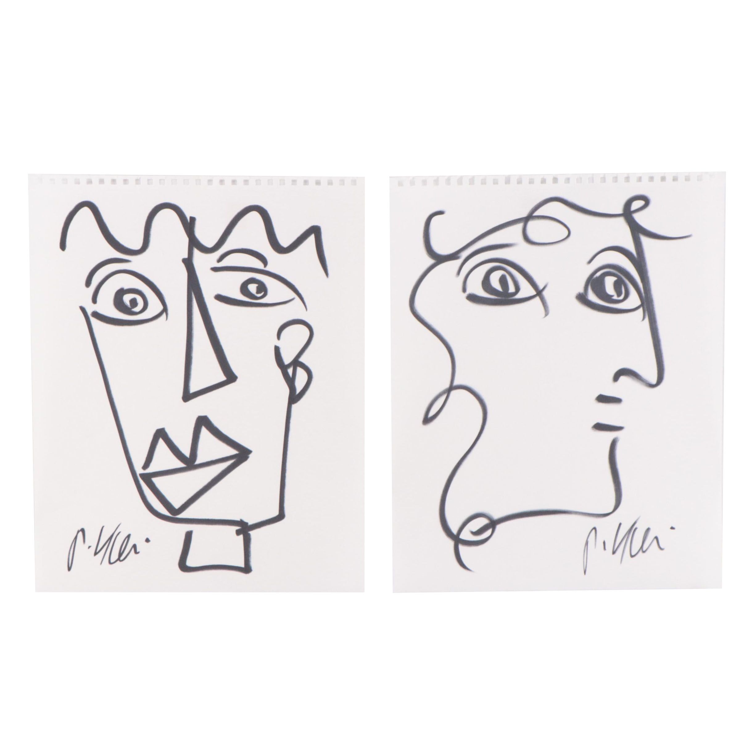 Peter Keil Ink Portraits