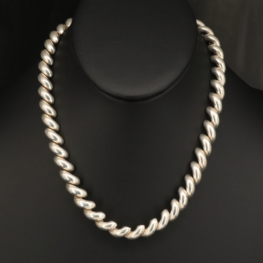 Sterling San Marco Chain Necklace