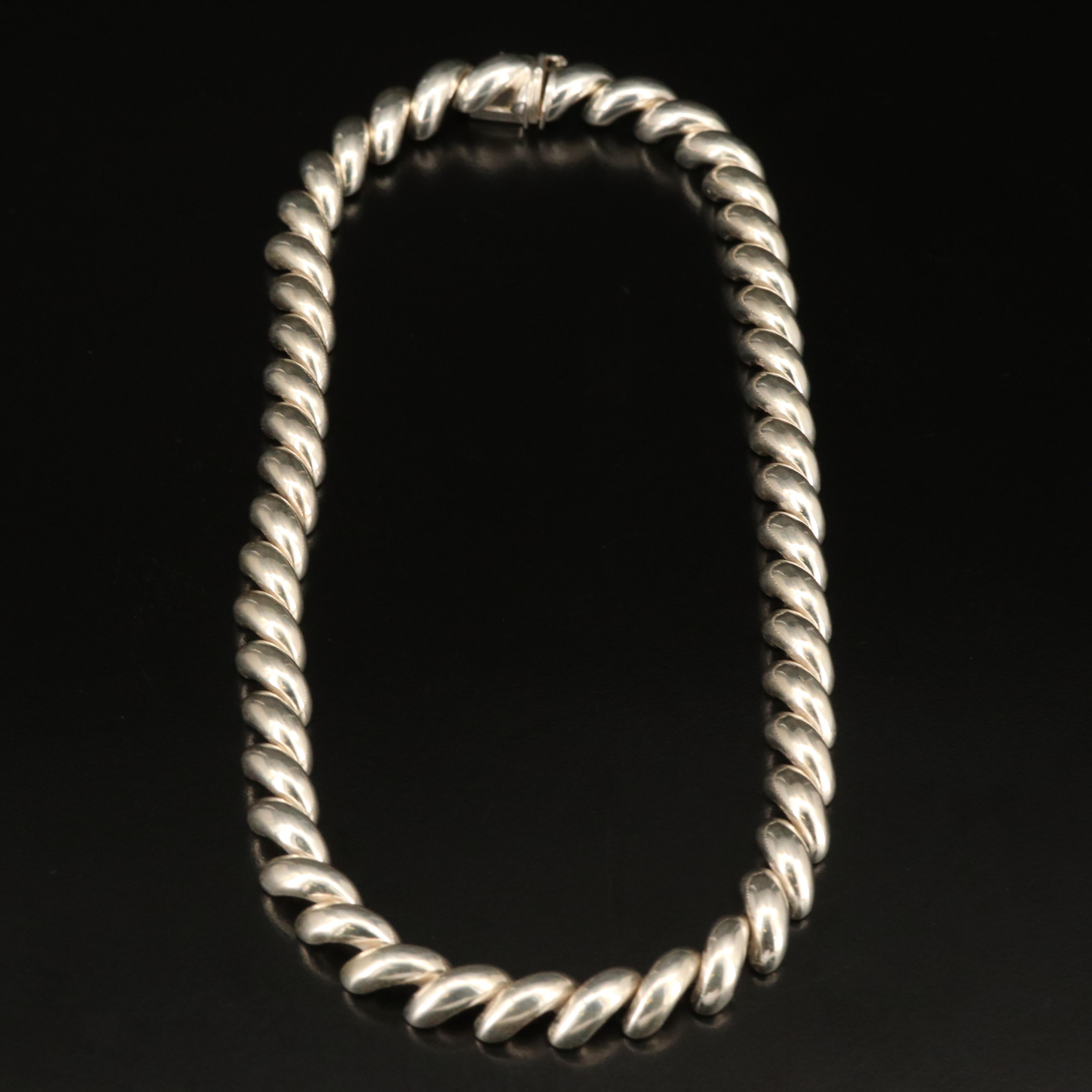 Sterling San Marco Chain Necklace