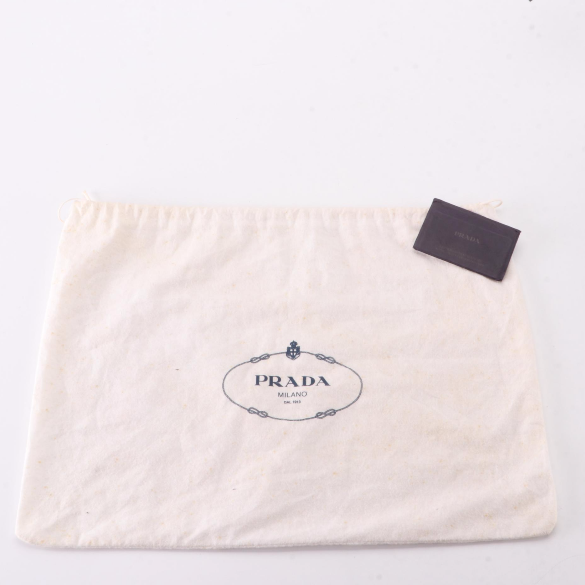 Prada Double Pocket Buckle Flap Bag in Black Nylon Gabardine and Leather