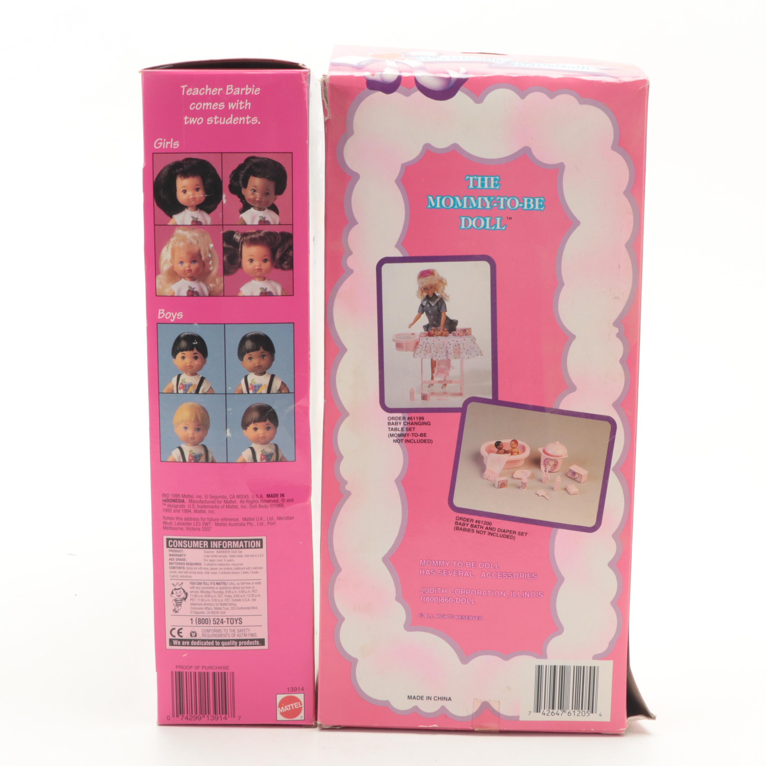 Mattel Barbie "Teacher Barbie", "Army Barbie", "Olympic Skater" and Other Dolls