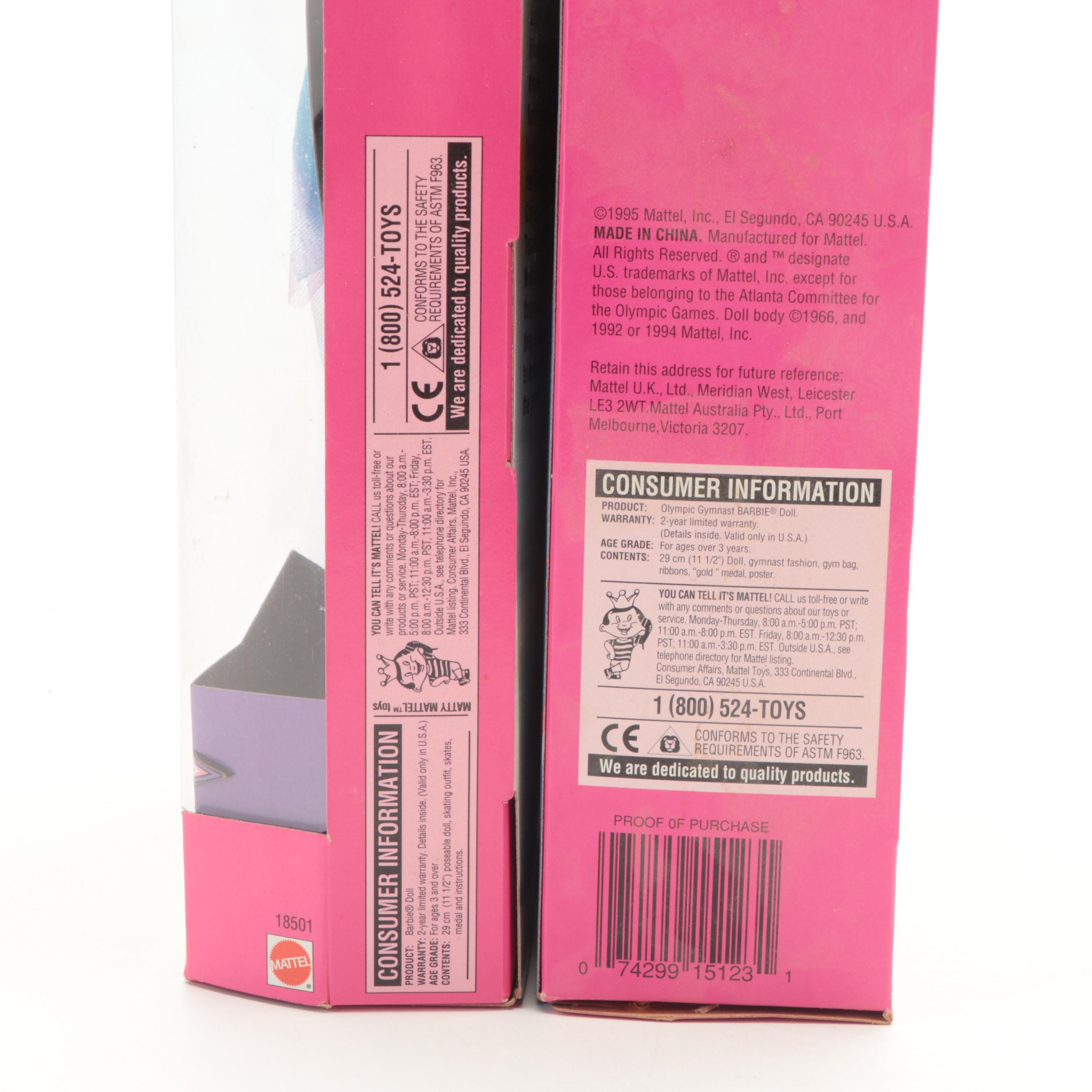 Mattel Barbie "Teacher Barbie", "Army Barbie", "Olympic Skater" and Other Dolls