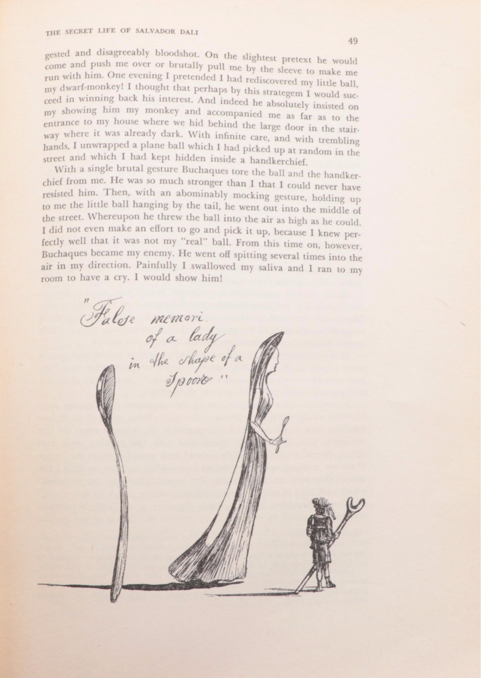 Second Printing "The Secret Life of Salvador Dalí" by Salvador Dalí, 1942