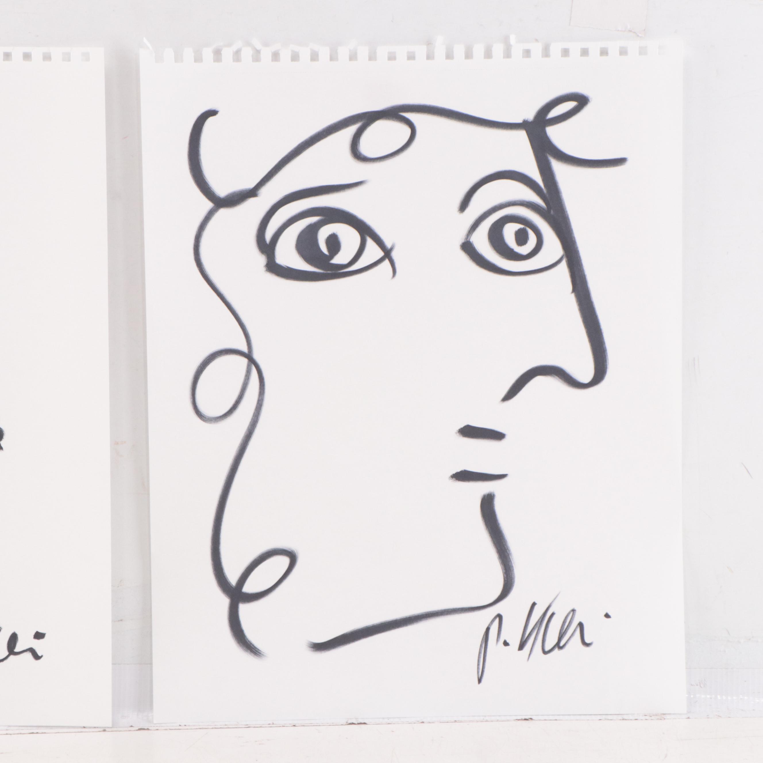 Peter Keil Ink Portraits