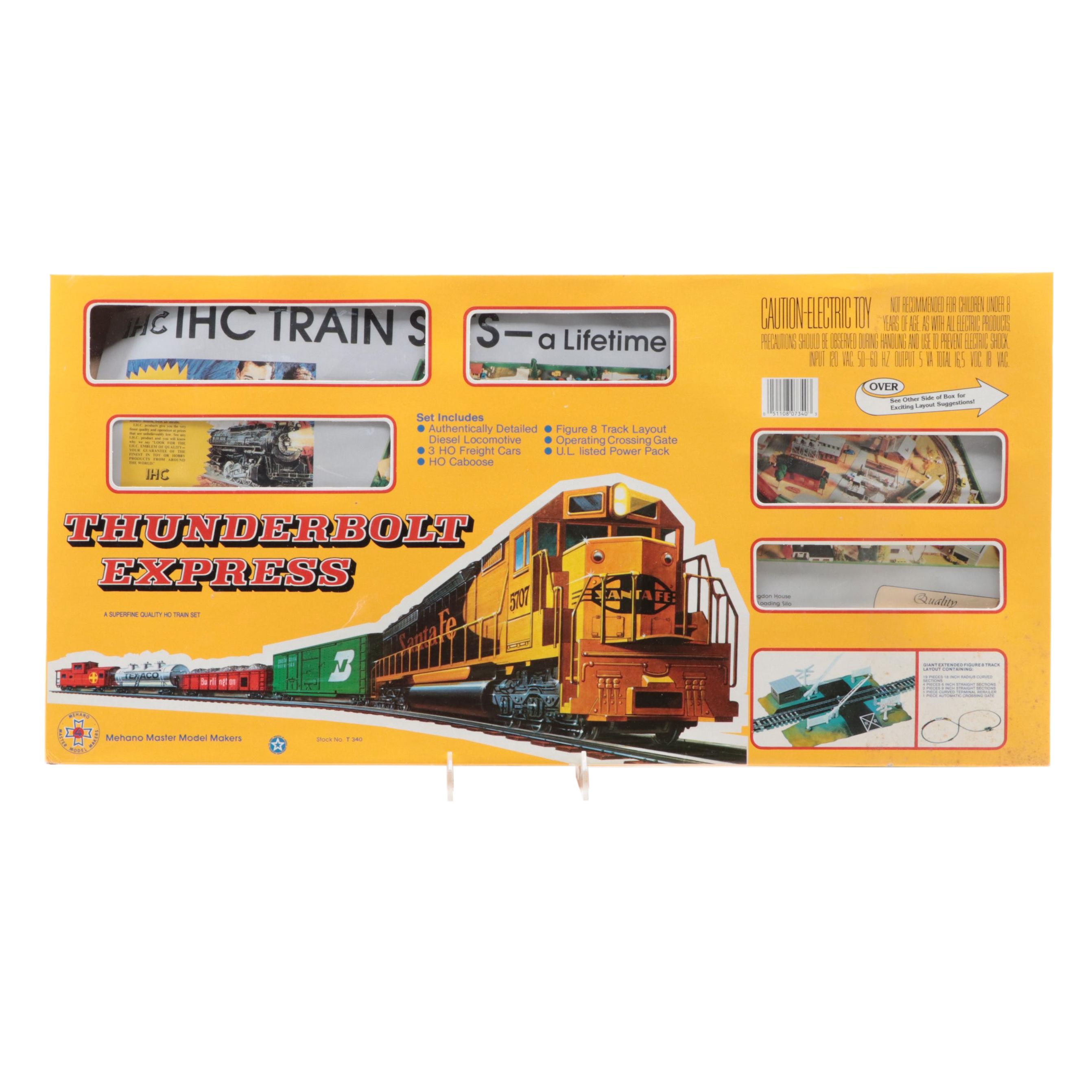 Mehano HO Gauge Electric Thunderbolt Express Train Cars and More
