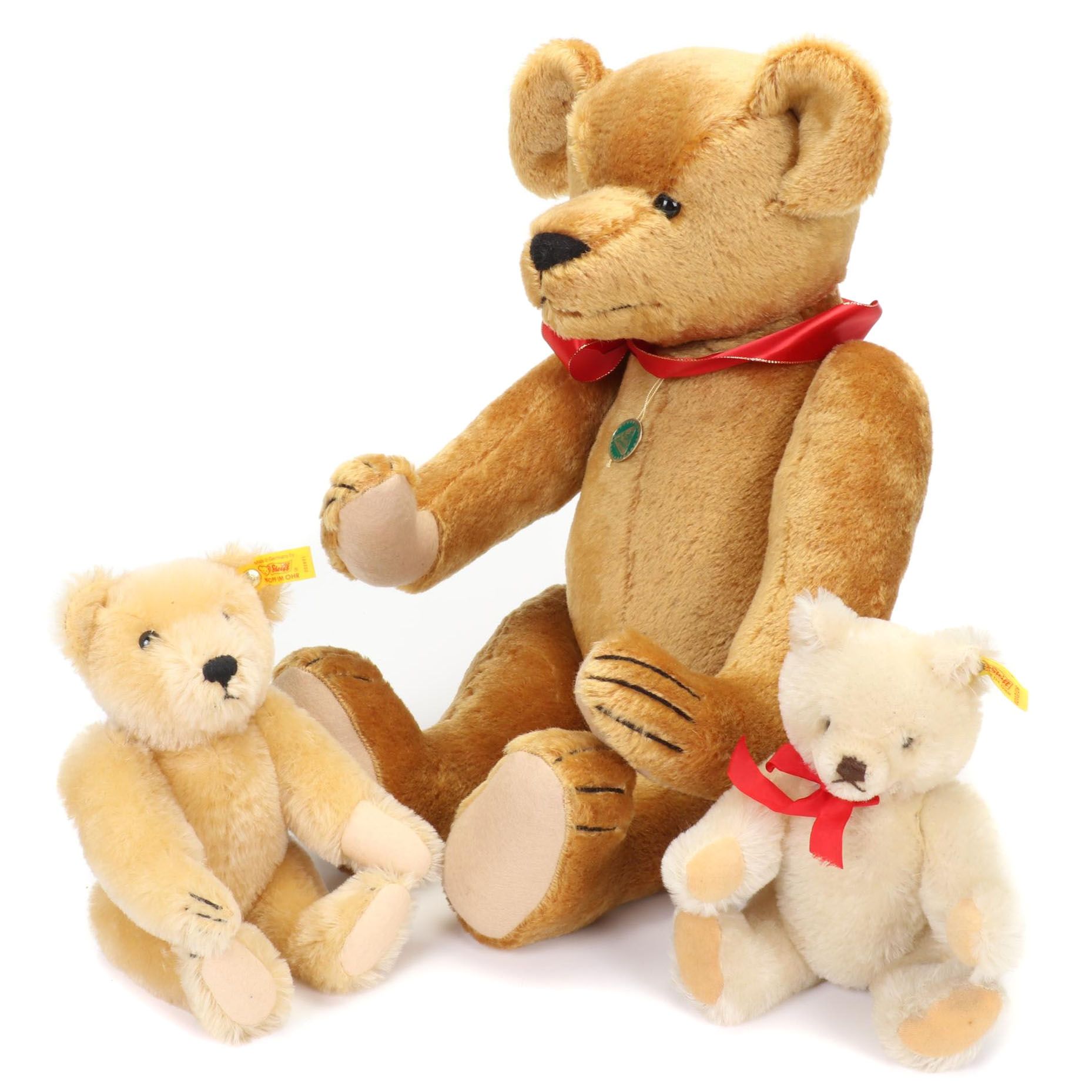 Steiff and Hermann Jointed Mohair Teddy Bears