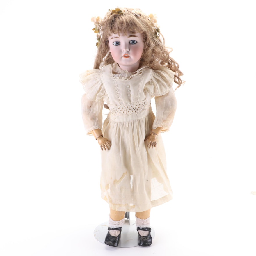 Simon & Halbig 1249 Bisque Head and Composition Body Child Doll, ca. 1895