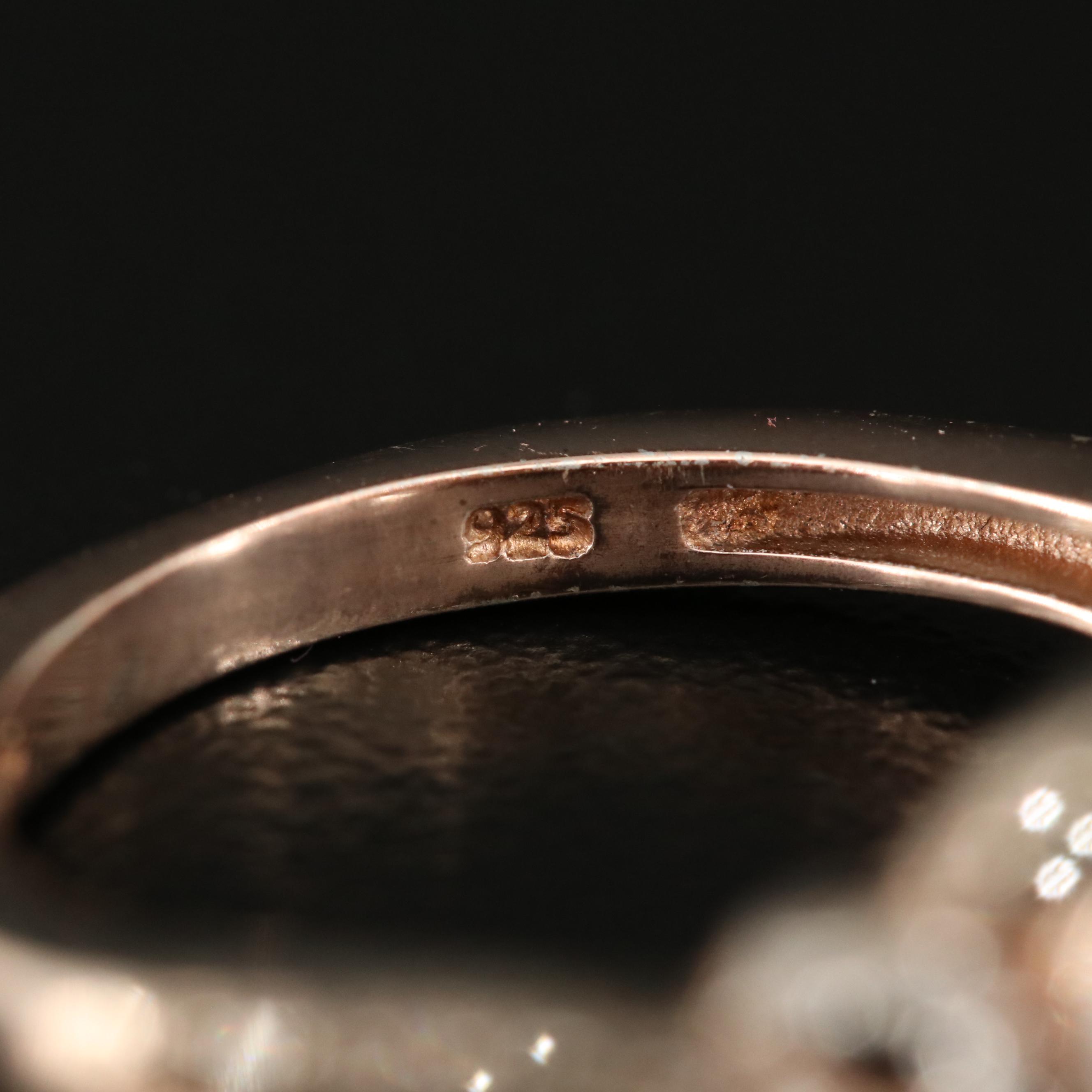 Sterling Diamond Rings