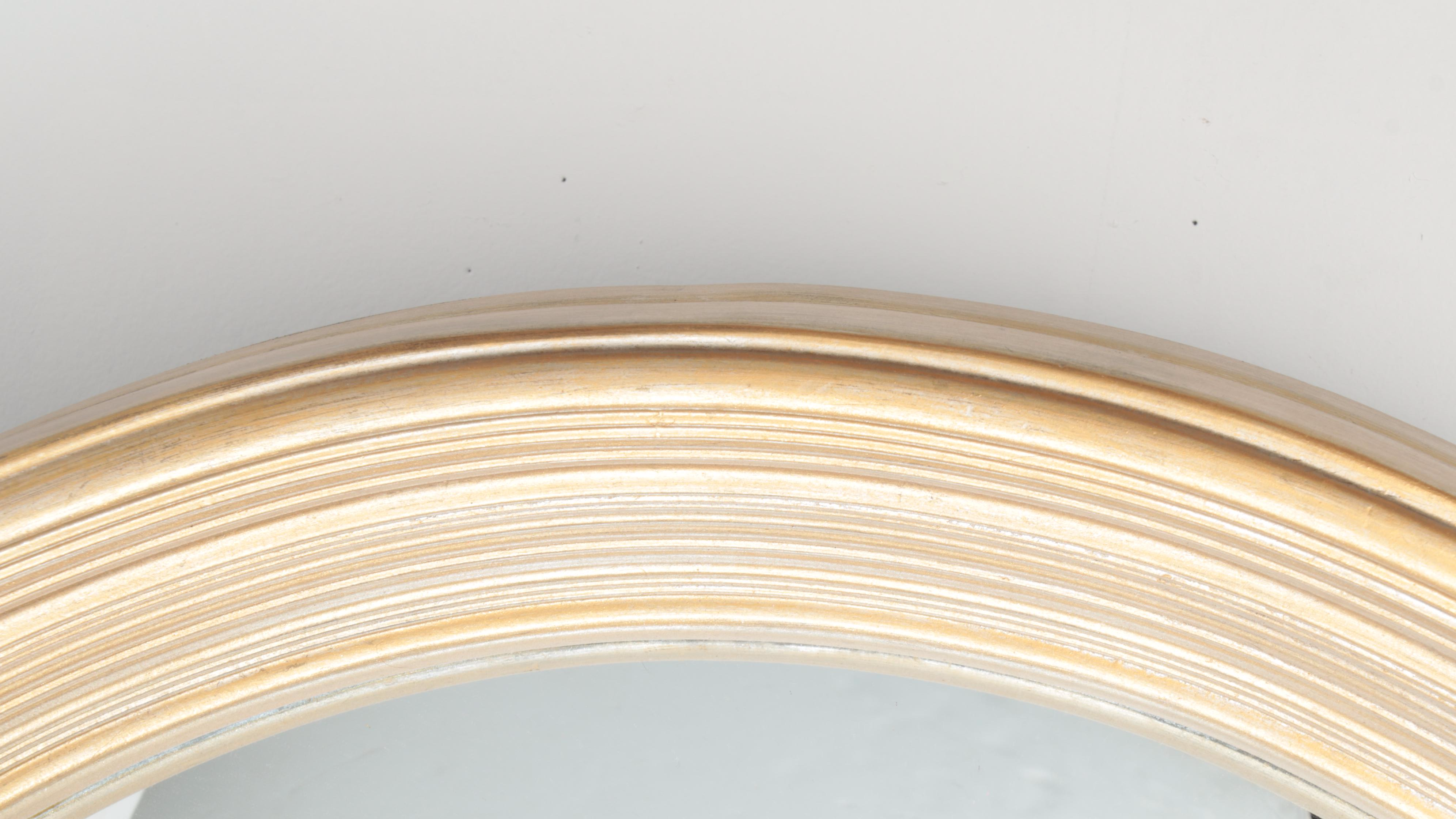 Howard Elliott "Silas" Gilt Finished Convex Mirror