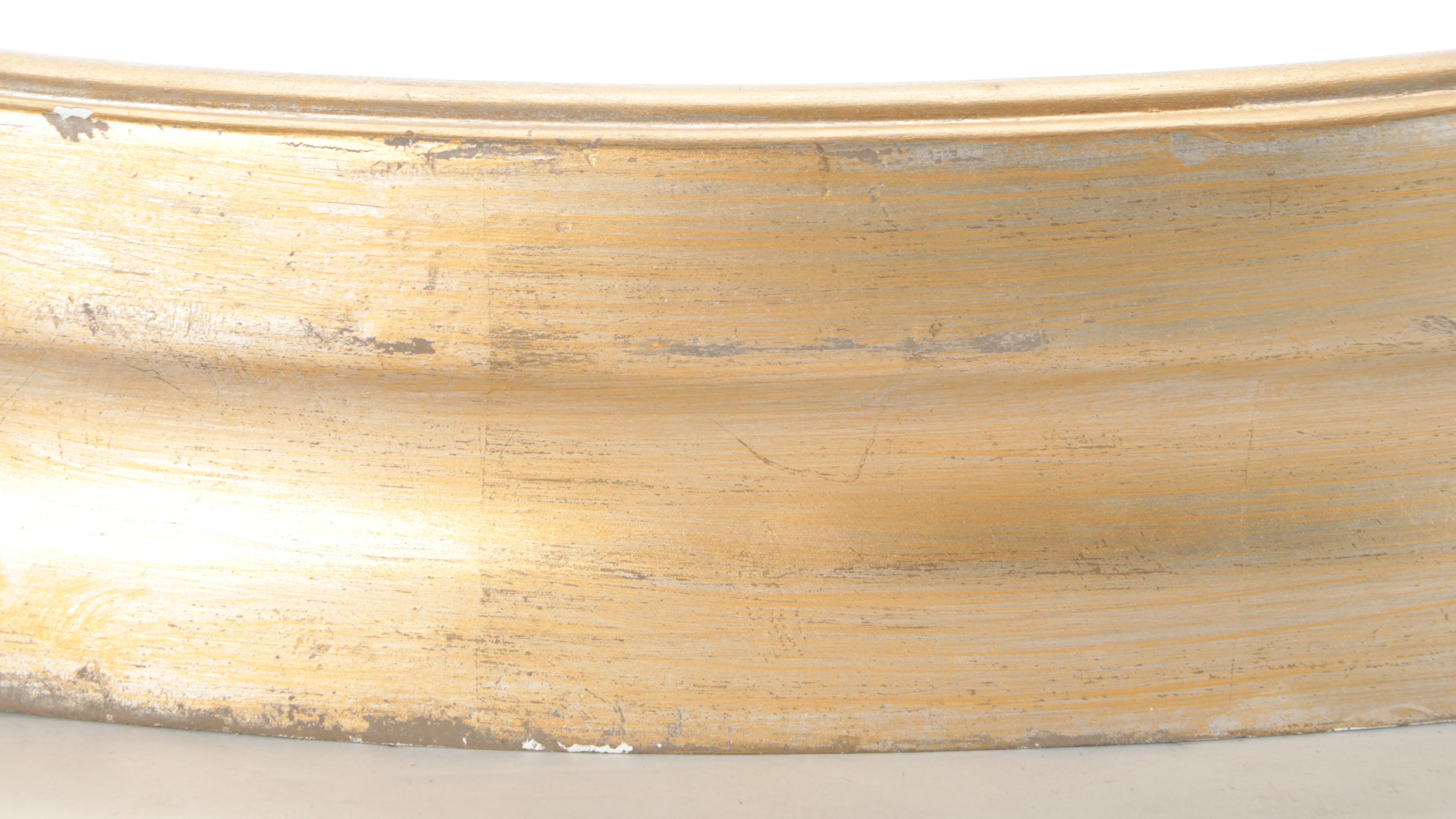 Howard Elliott "Silas" Gilt Finished Convex Mirror