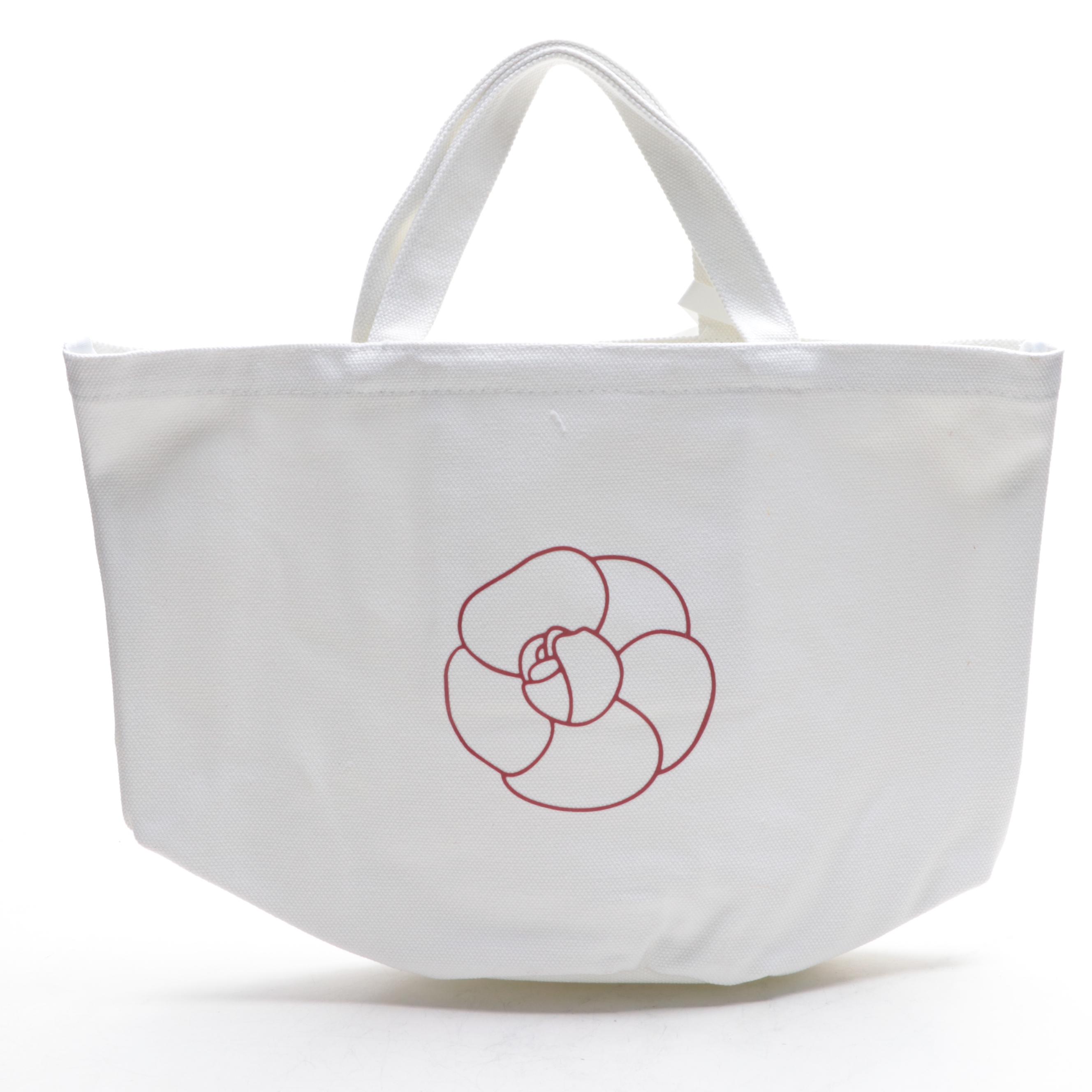 Chanel Parfums Canvas Tote Bag