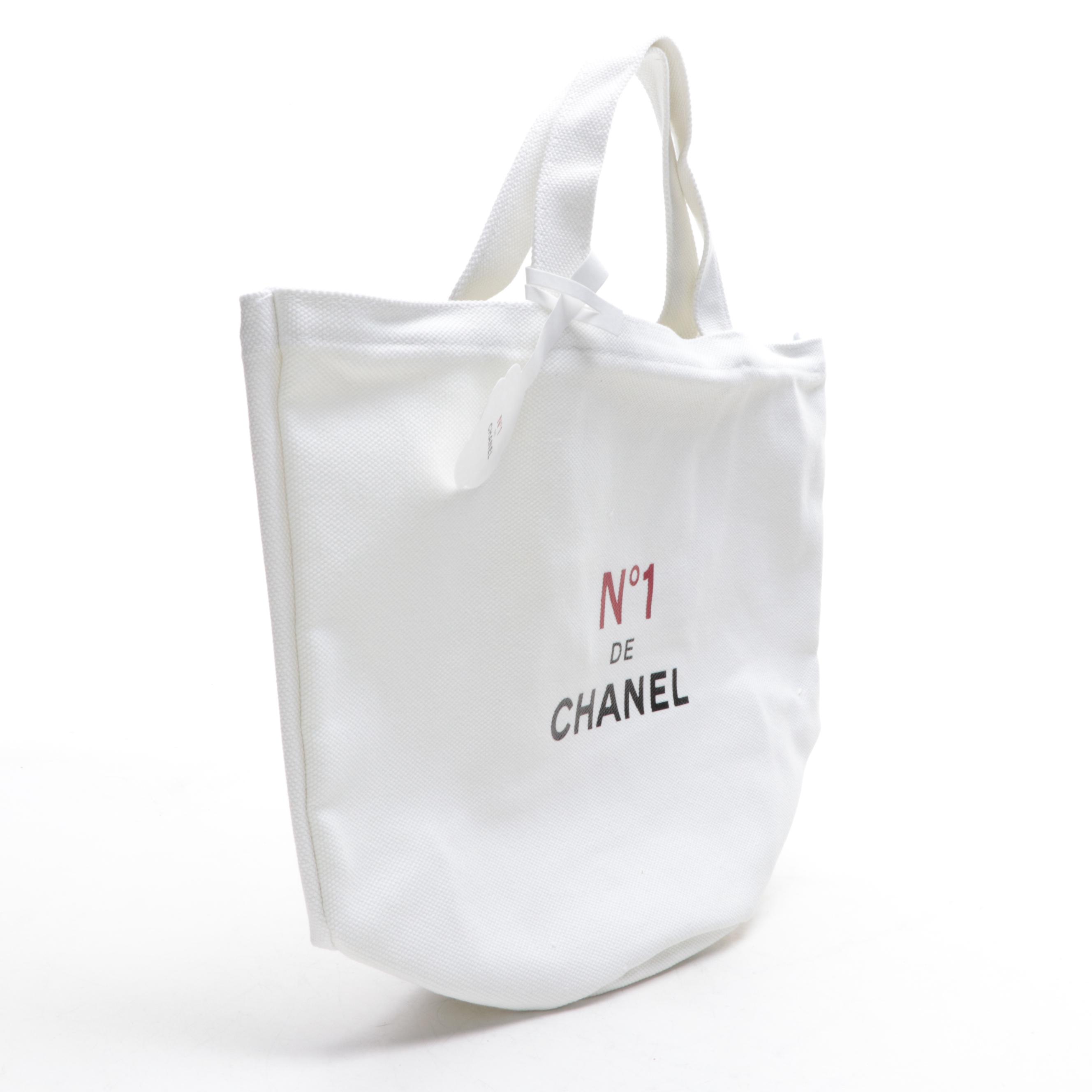 Chanel Parfums Canvas Tote Bag