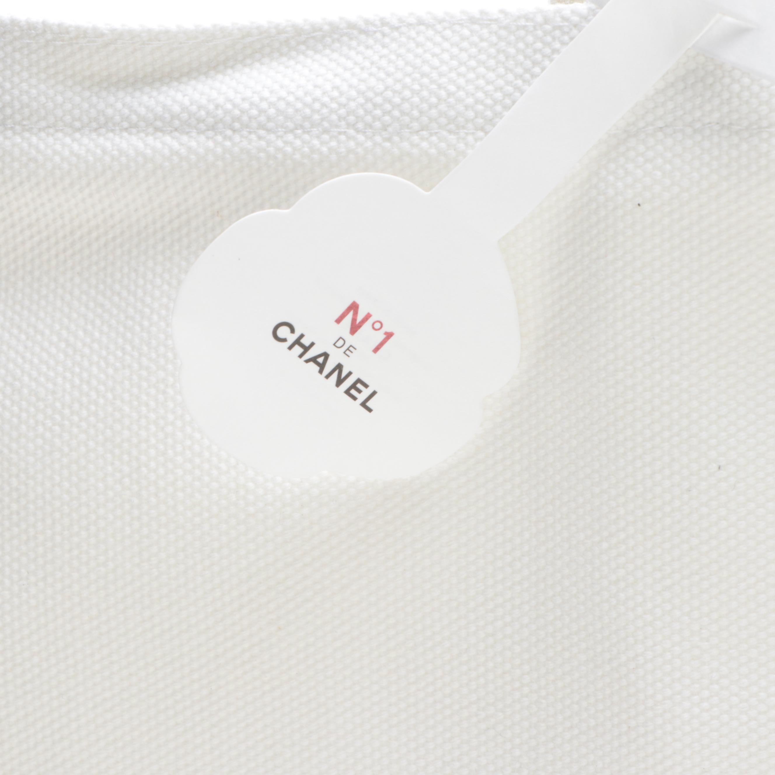 Chanel Parfums Canvas Tote Bag