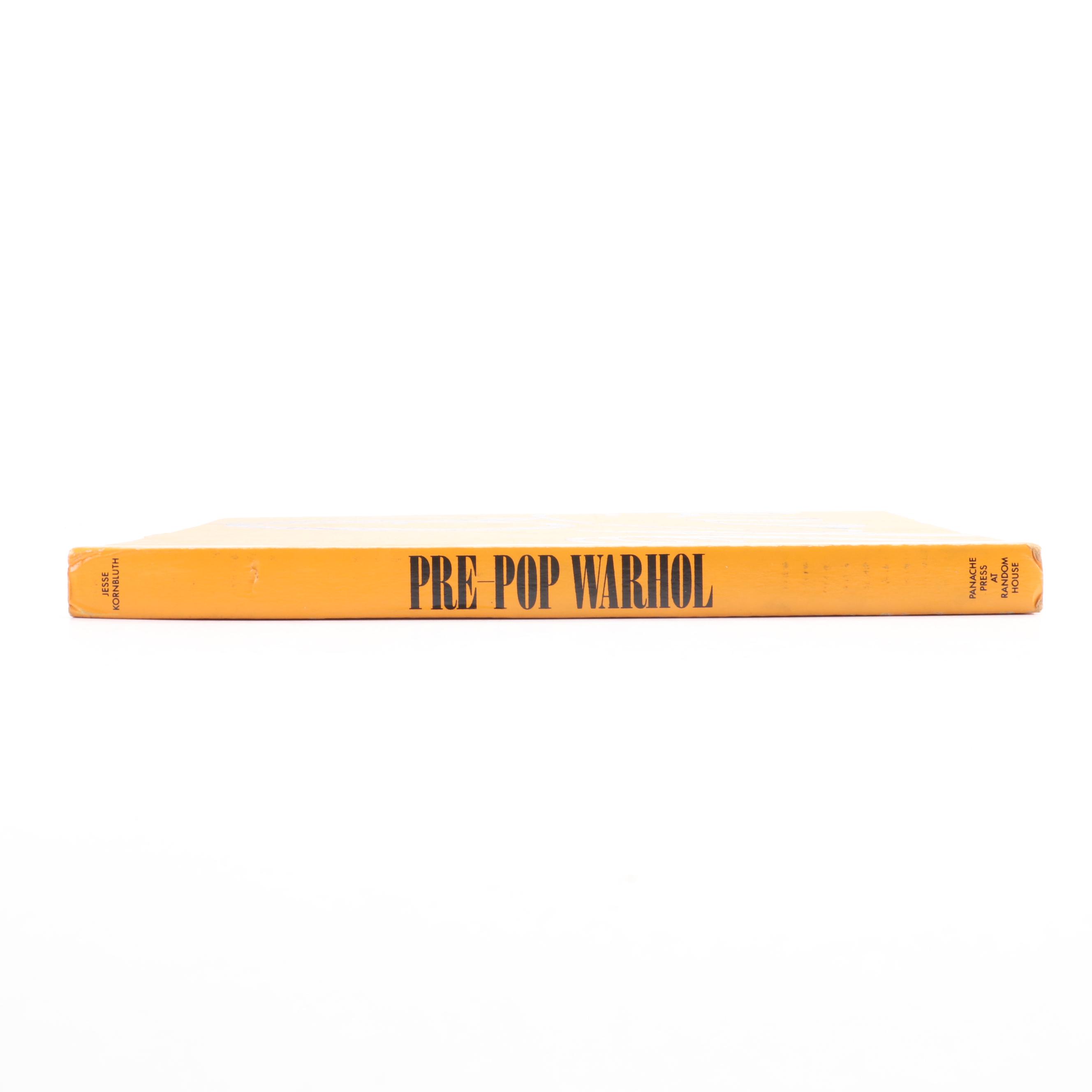 First Edition "Pre-Pop Warhol" by Jesse Kornbluth, 1988